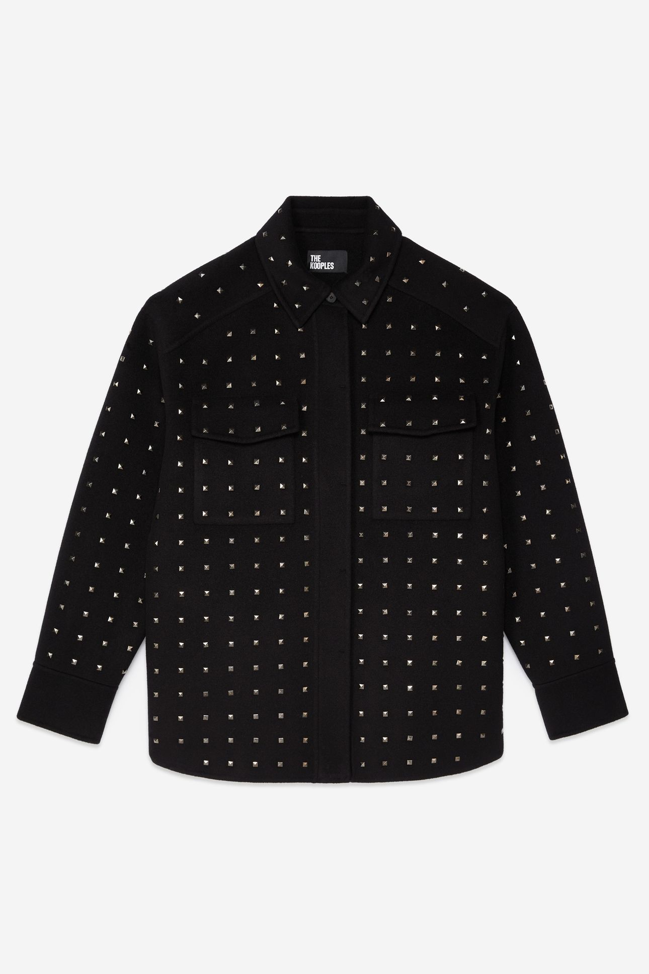 BLOUSON DOUBLE FACE DETAILS STUDS BLACK 4