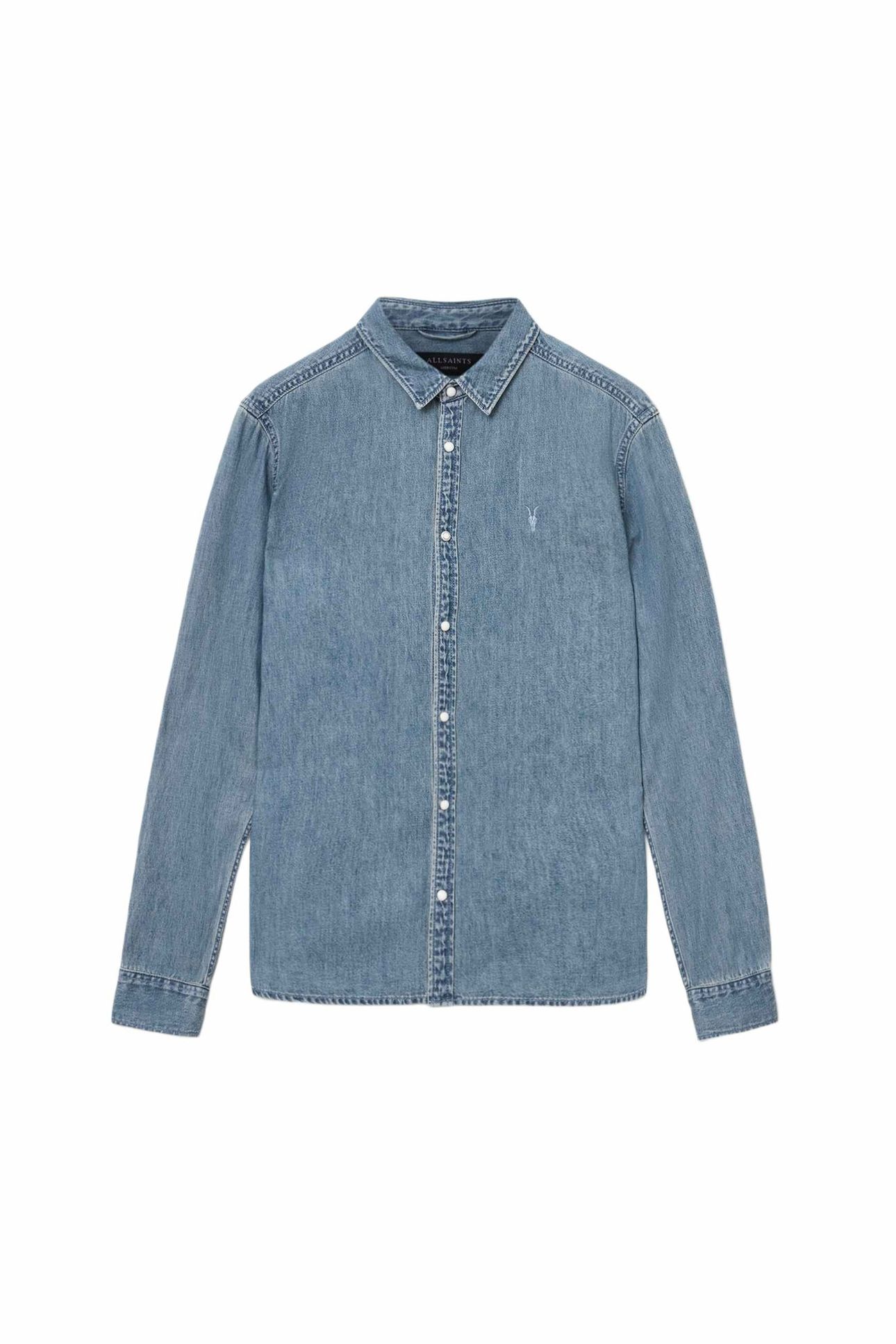 GLEASON LS SHIRT LIGHT INDIGO 5