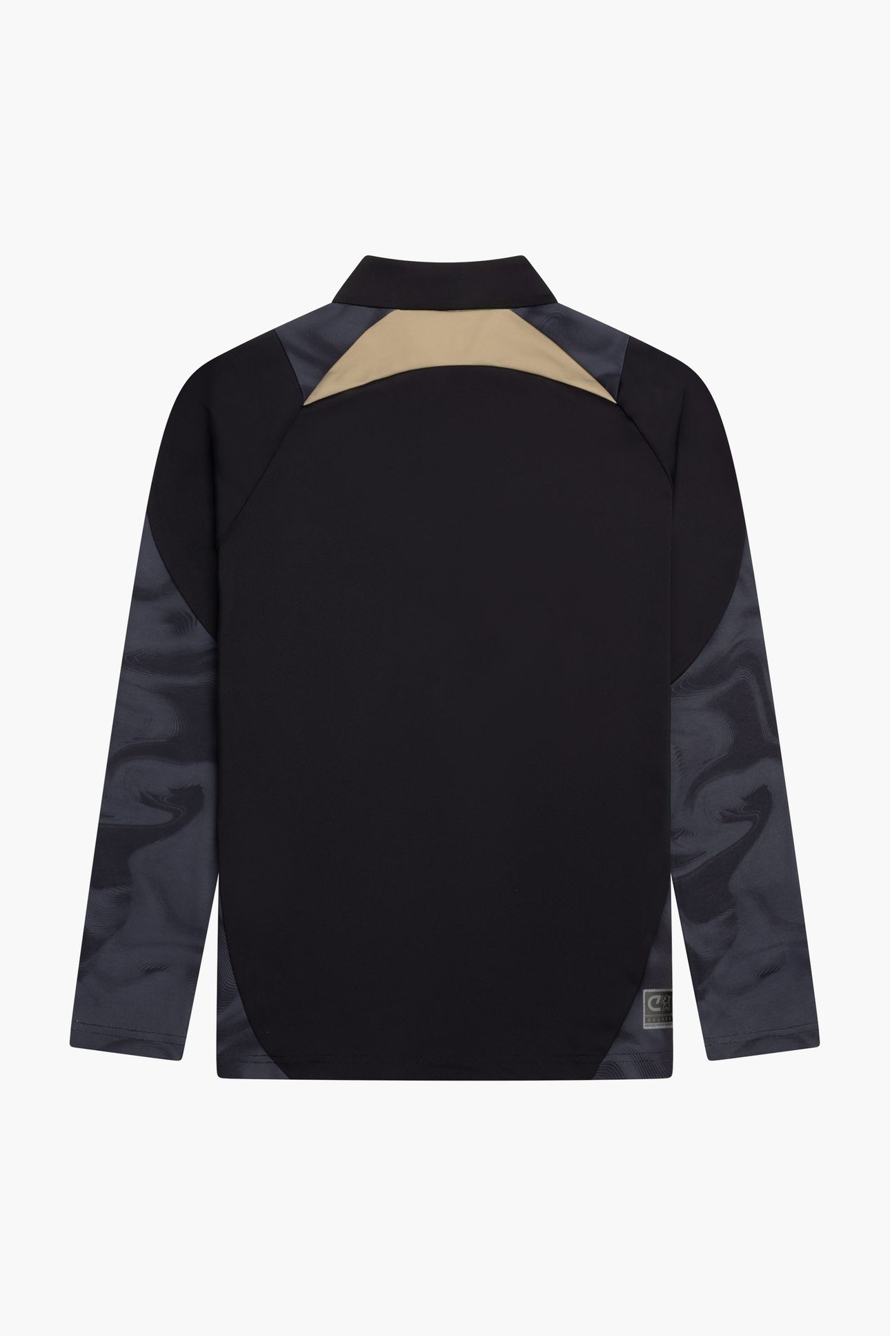 DEFENSE 1/4 ZIP TOP BLACK 2