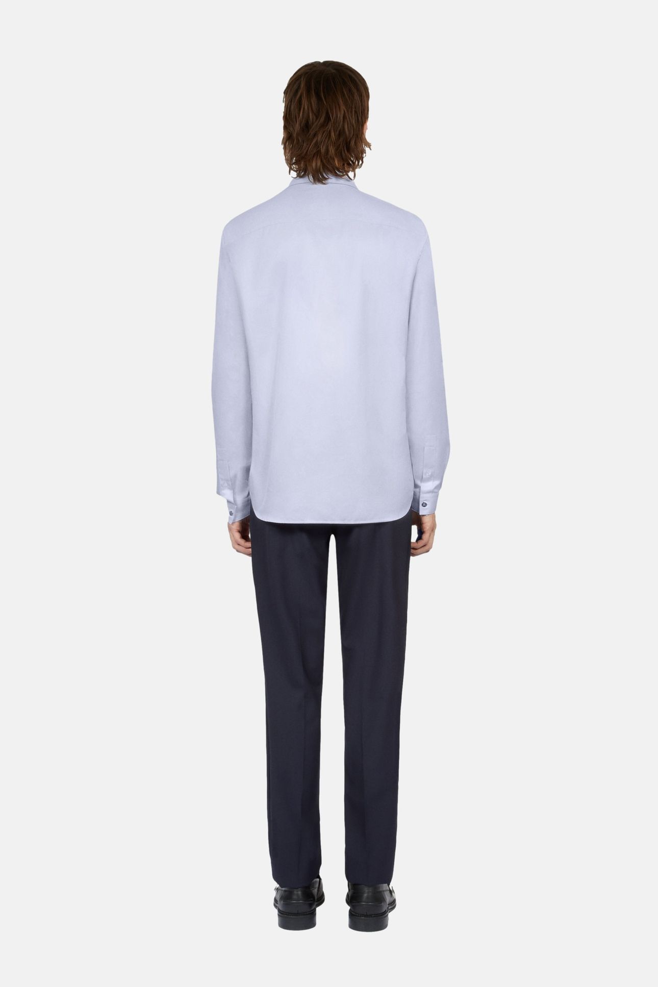 LONG-SLEEVED SHIRT WITH CLASSIC COLLAR LIGHT BLUE 4