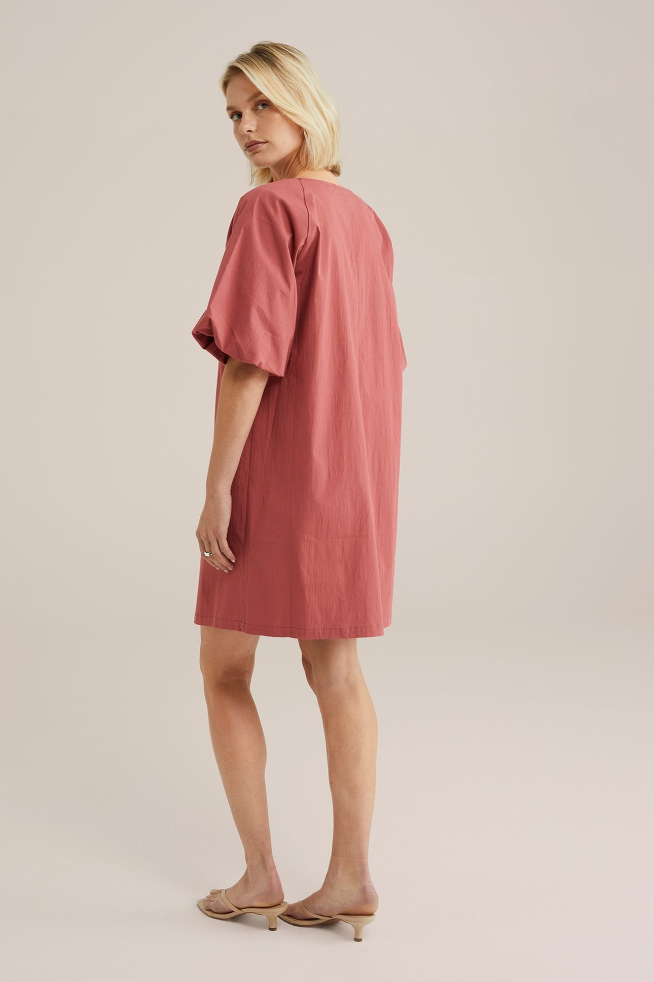 DRESS SHORT SAFFRON RED 4