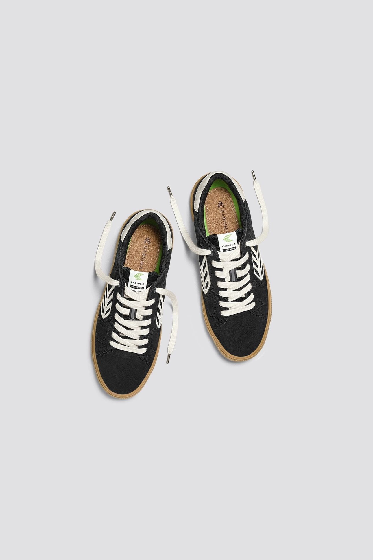 CATIBA PRO 2.0 SUEDE AND CORDURA GUM BLACK IVORY LOGO 5