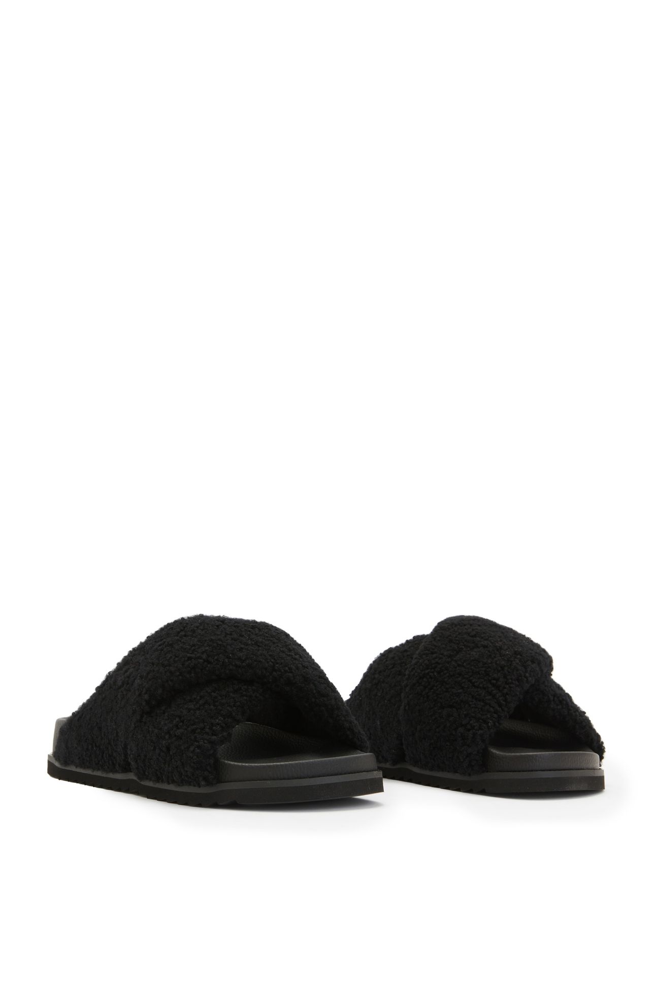 SAKI SHEARLING SANDA BLACK 3