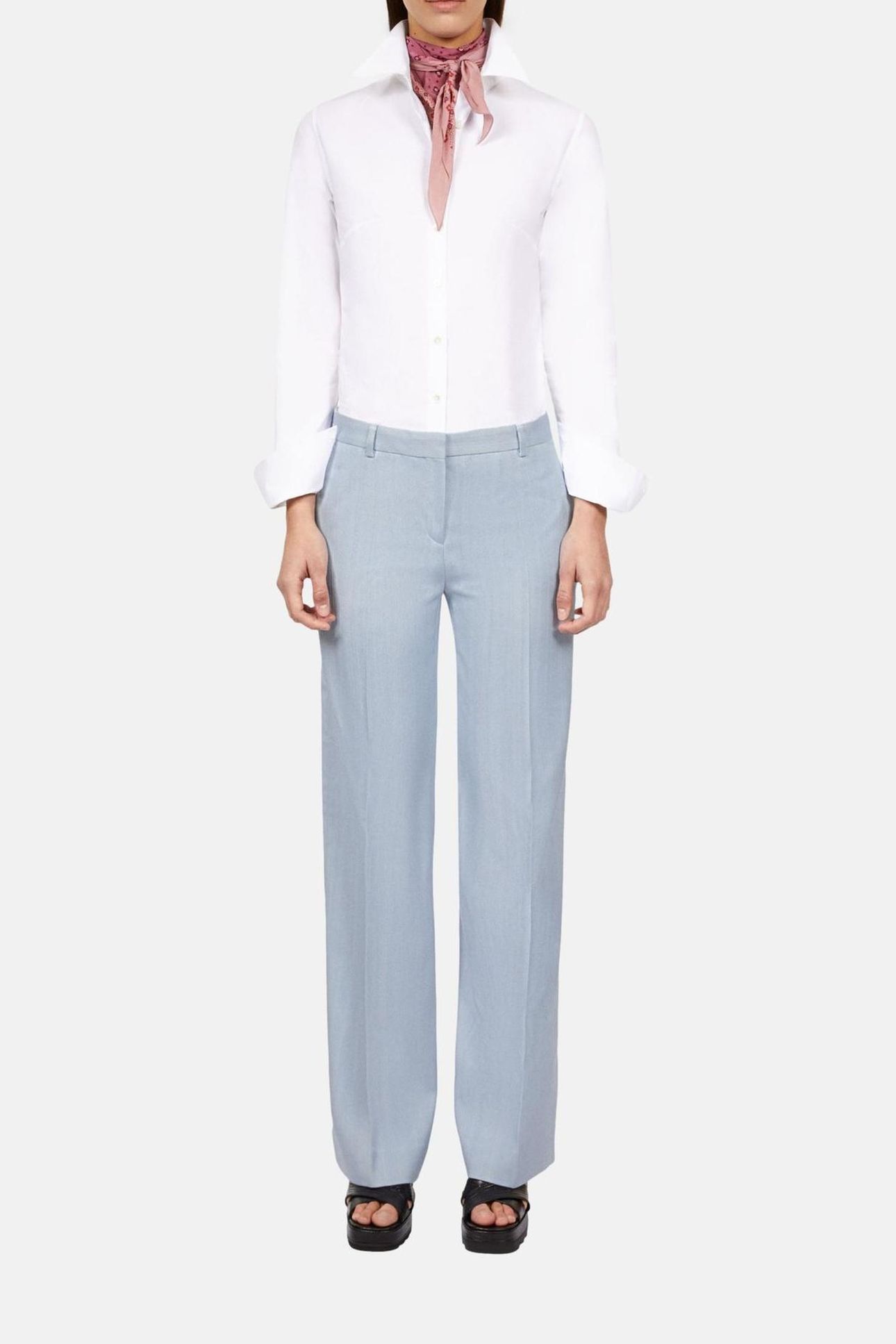 FLARE SUIT PANTS LAVENDER 3