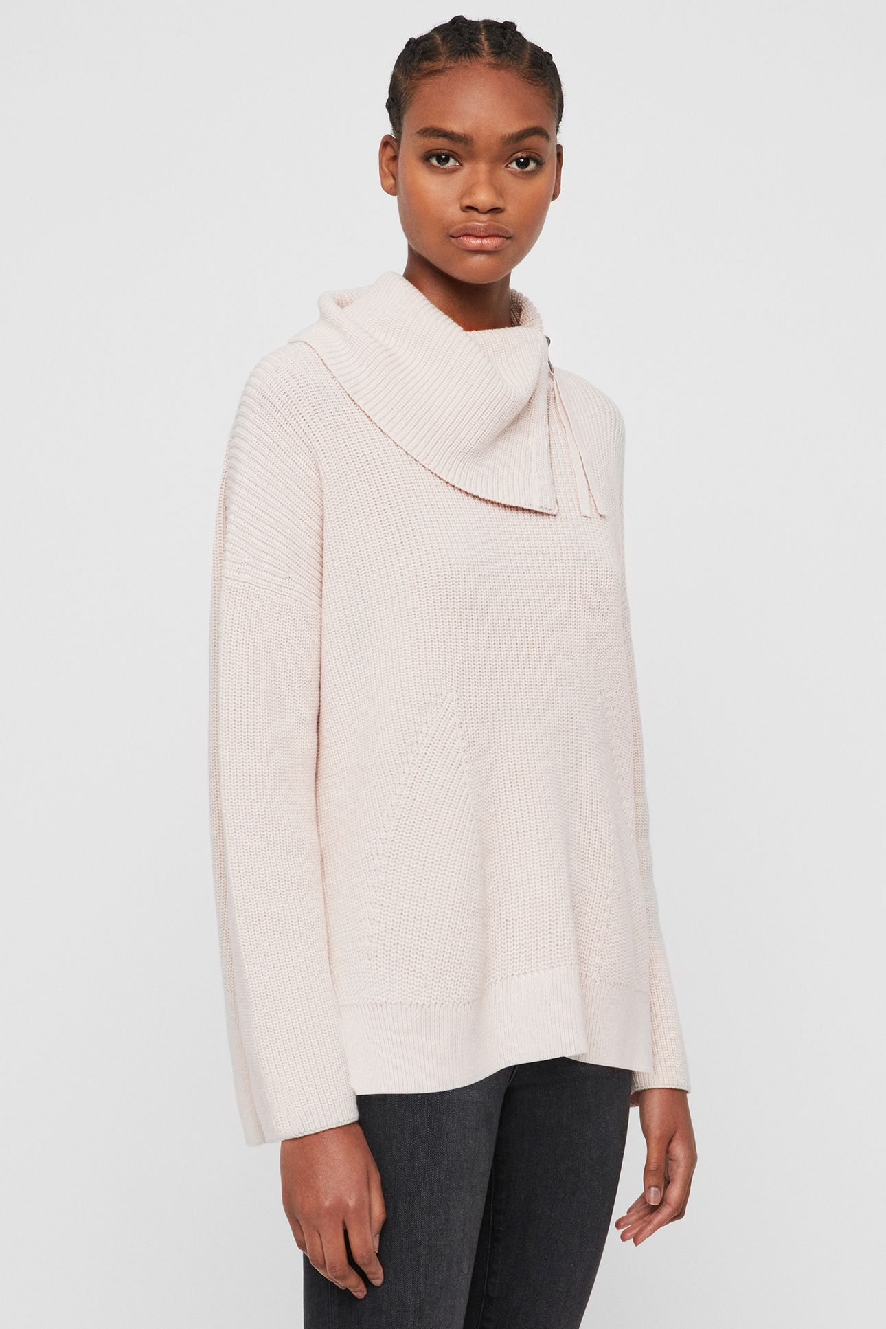 KADINE ROLL NECK HUSH PINK 2