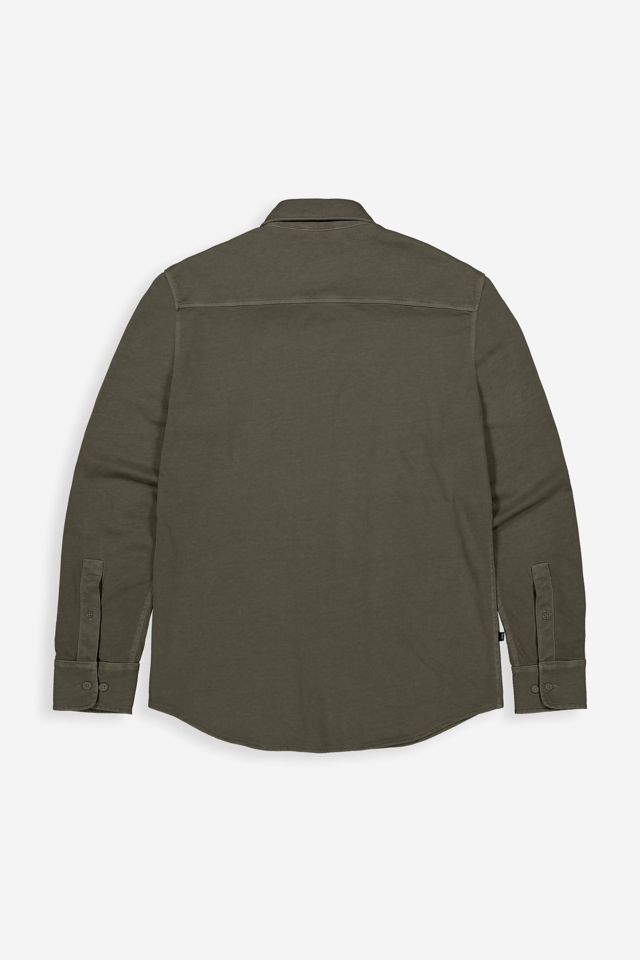 AIDAN PEACHED JERSEY SHIRT MOCHA BROWN 4