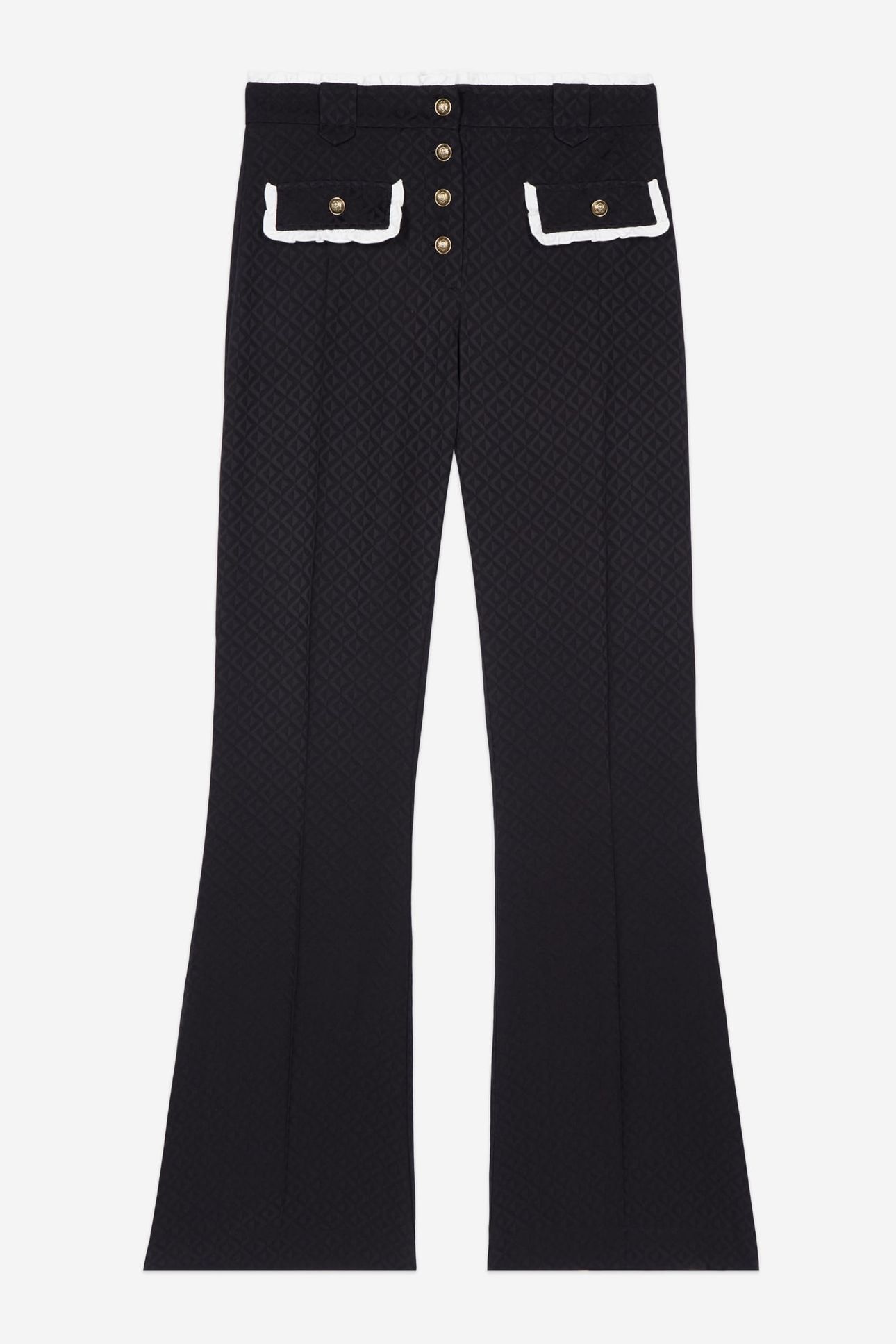 JACQUARD TROUSERS BLACK 5