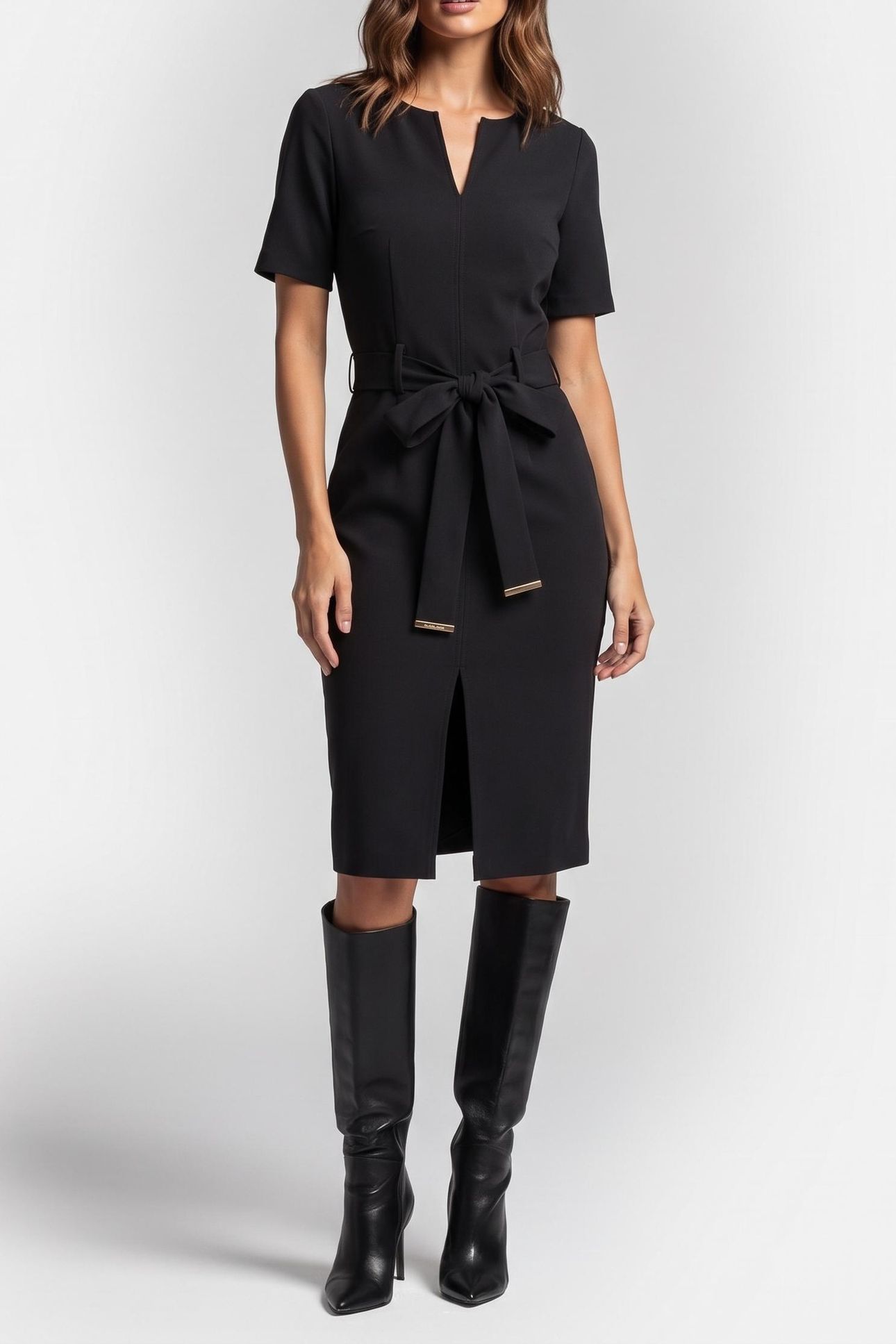 BESSY SLIM SS MIDI D JET BLACK A996 1