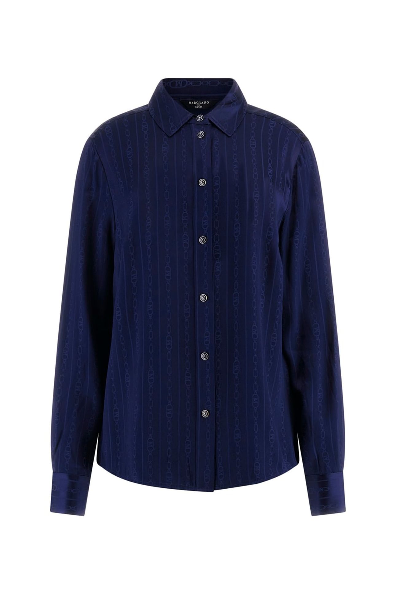 MELISSA SHIRT NAVY MONOGRAM JACQAU 6