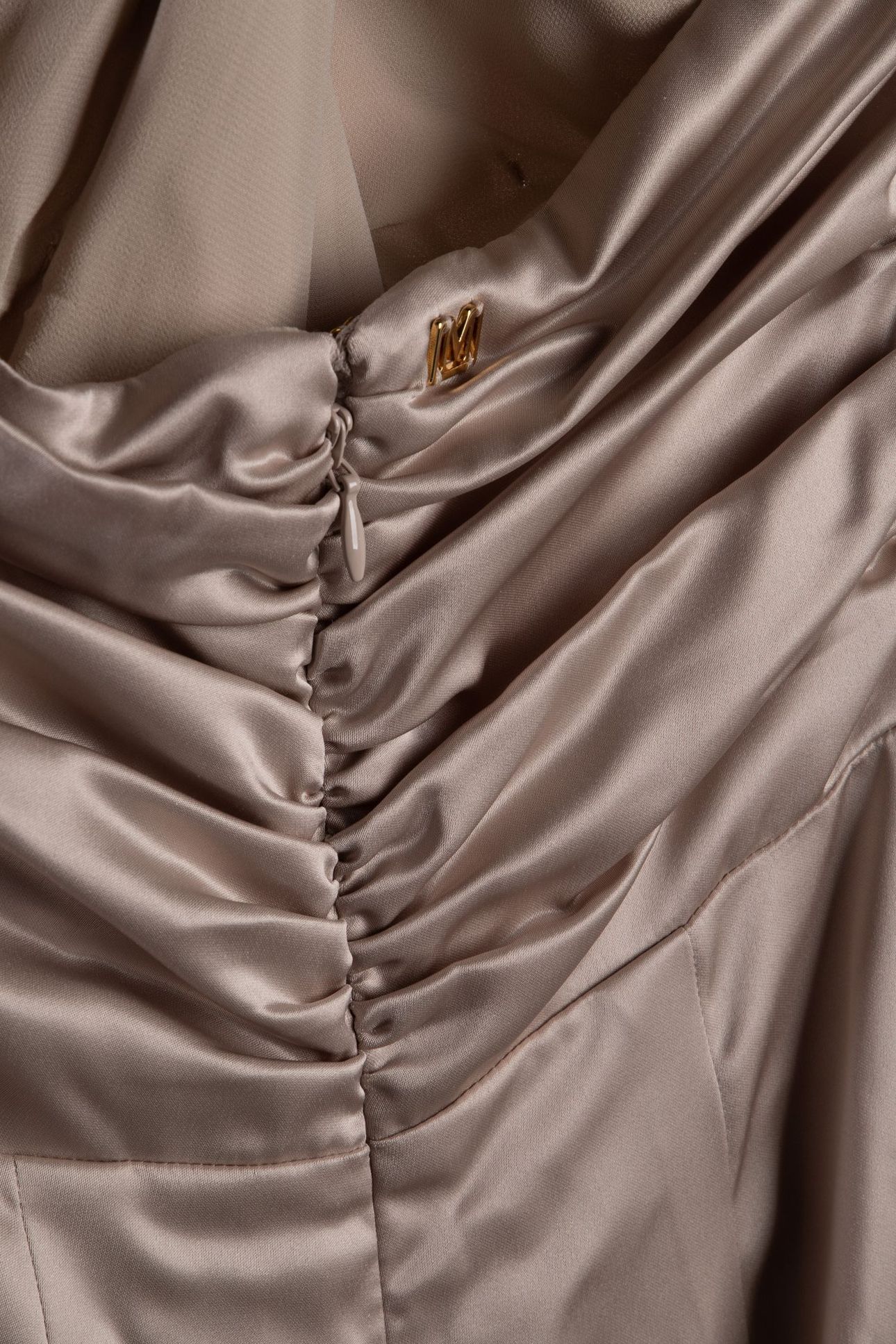 ARETHA HALTER KNOT L VELVET TAUPE 4