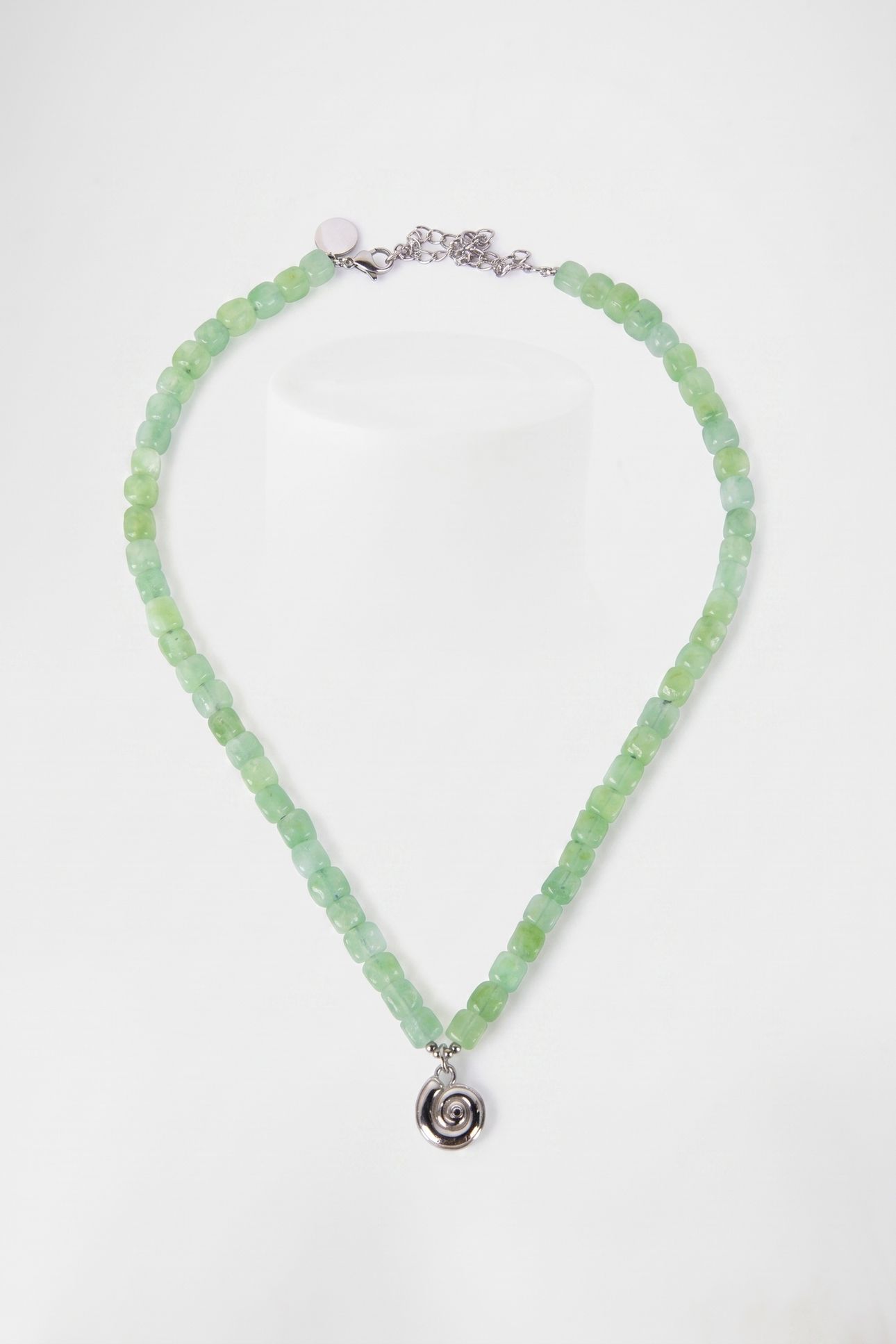 SUNDIAL SHELL JADE KETTE SILVER 2