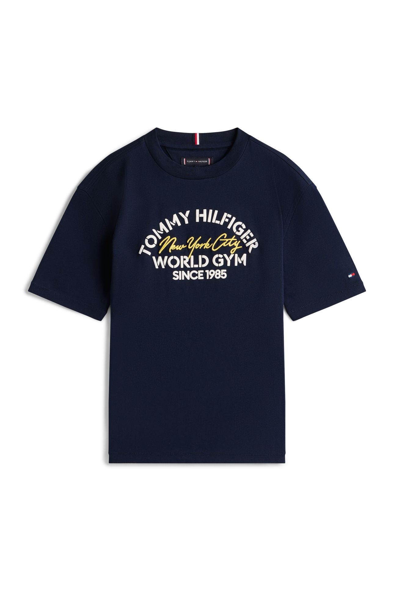 BOYS TOMMY HILFIGER NYC TEE DARK NIGHT NAVY 4