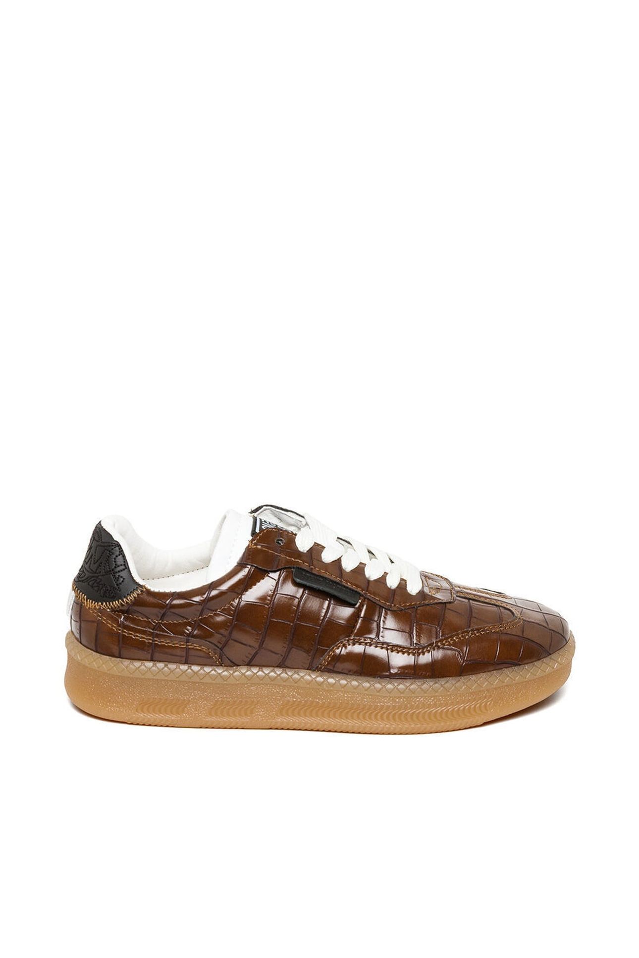 EUPHORIA SNEAKERS BROWN CROCO 1