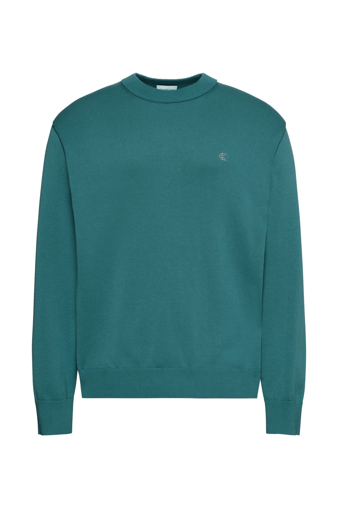 EU LONG SLEEVE COTTON RELAXED CREWNECK TAHOE GREEN 4