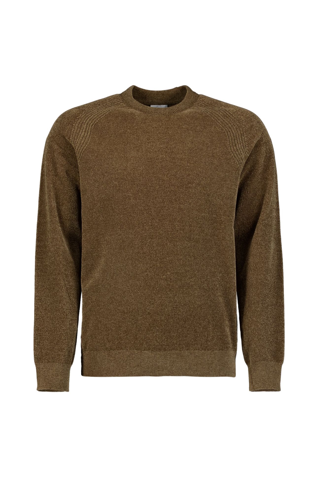 PULLOVER CREWNECK LIGHT WEIGHT CHENILLE TAUPE 5