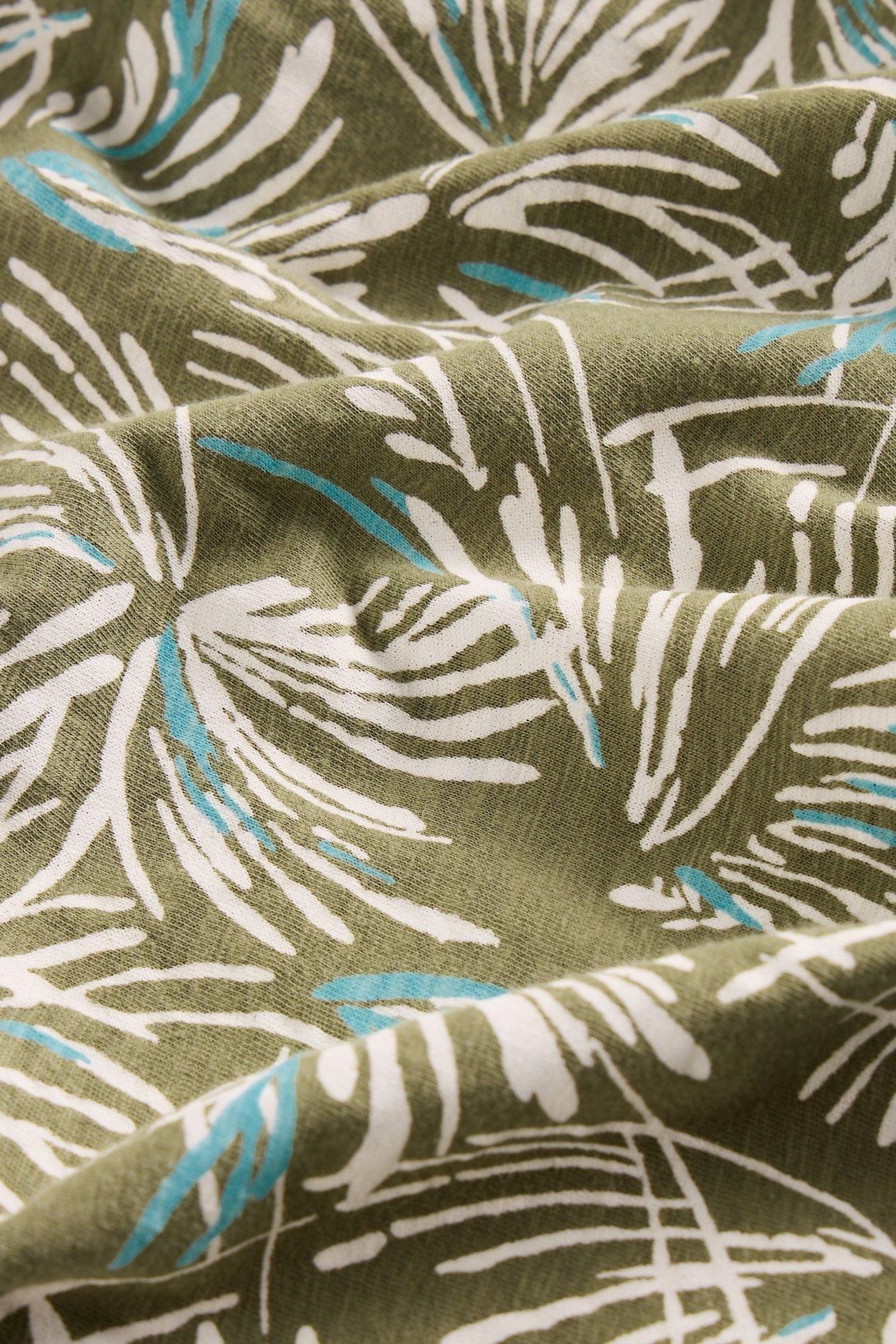 ANNIE SS JERSEY SHIRT GREEN PRINT 6