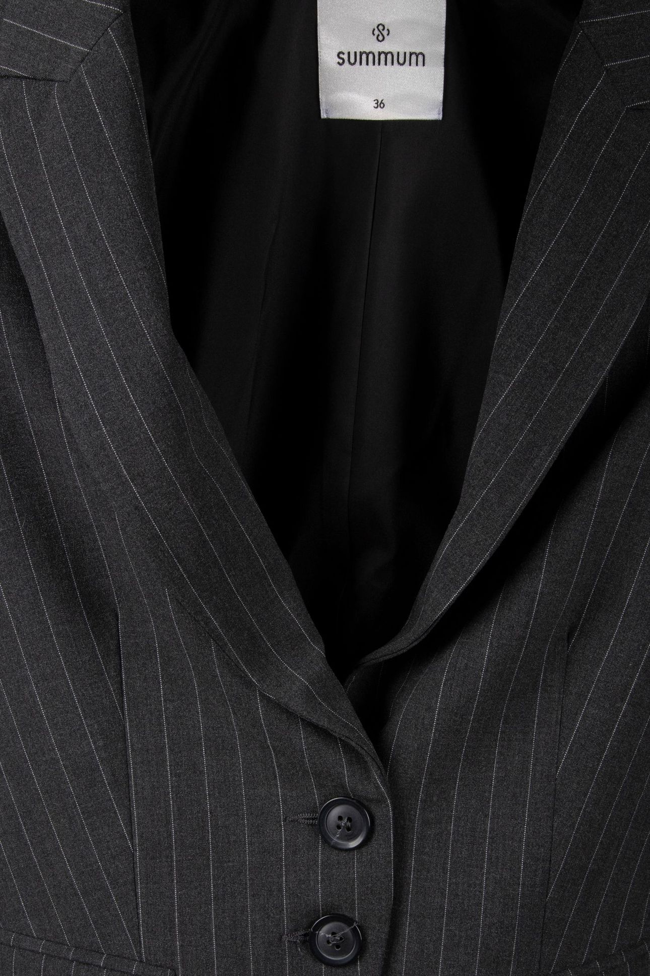 BLAZER TAILORED PINSTRIPE ANTHRACITE 4