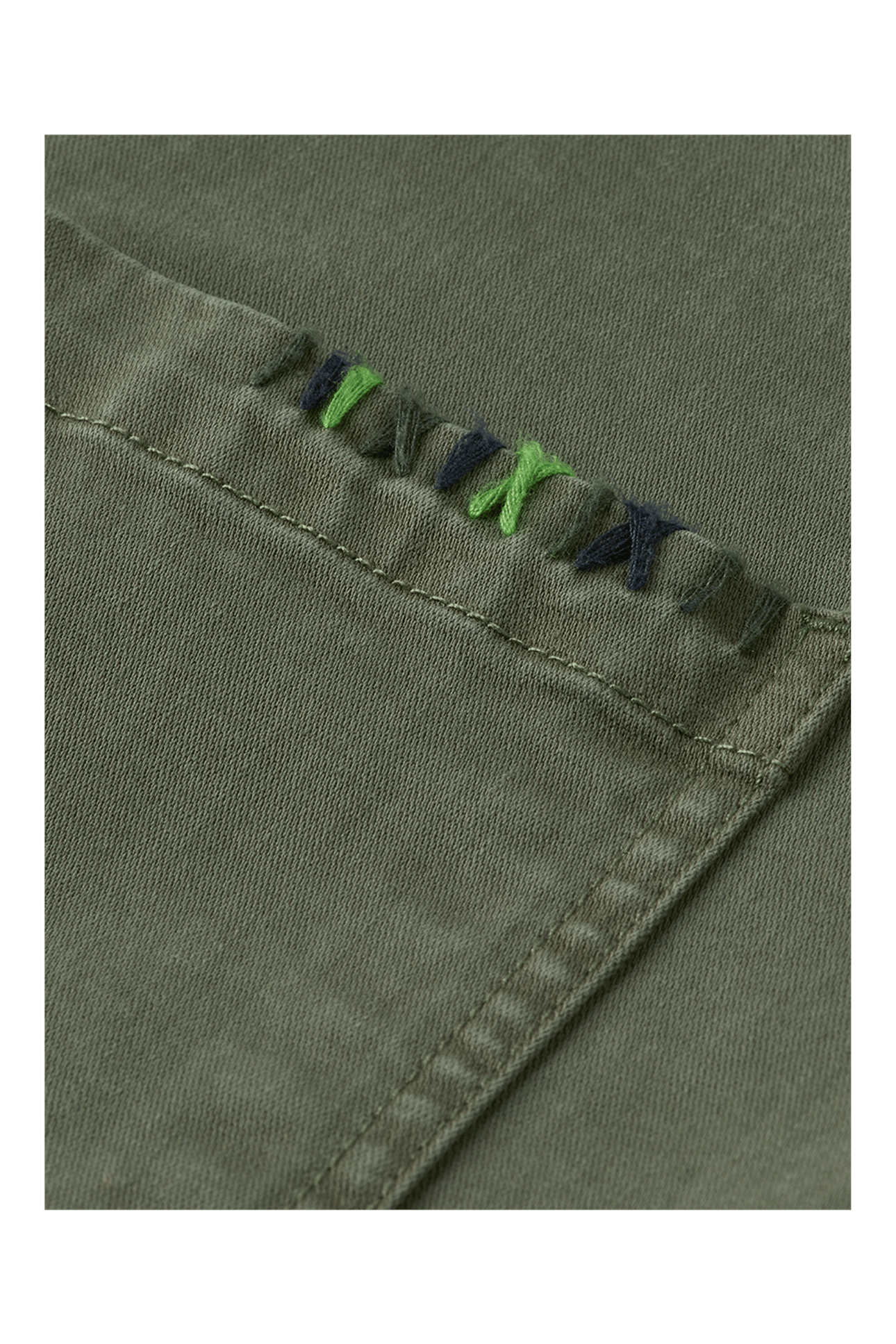 COTTON-BLEND GARMENT-DYED BOXY FIT BLAZER JACKET THYME 6