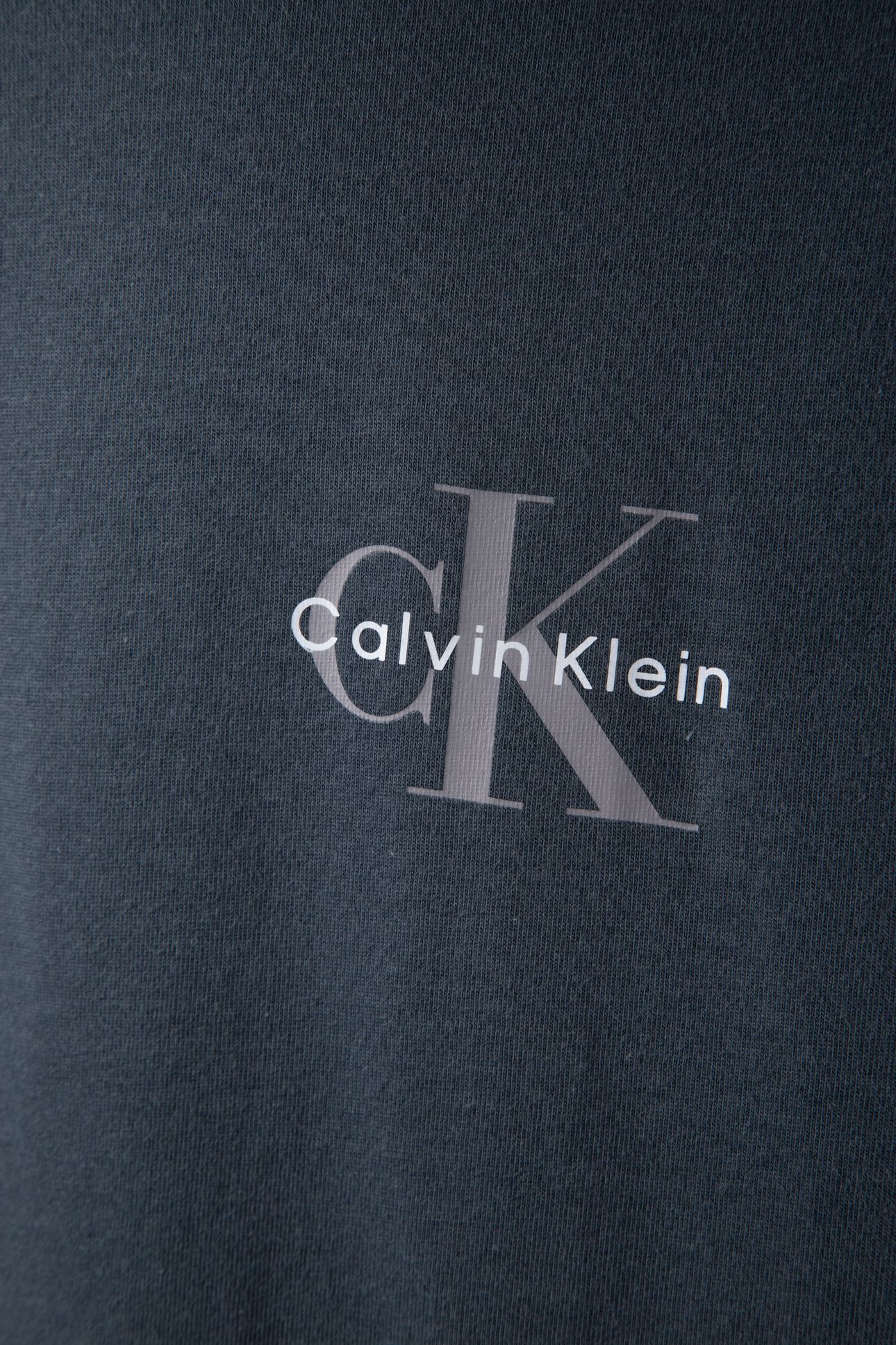 SS 30S CLASSIC MICRO MONOGRAM TEE BRIGHT WHITE/DARK SLATE 7