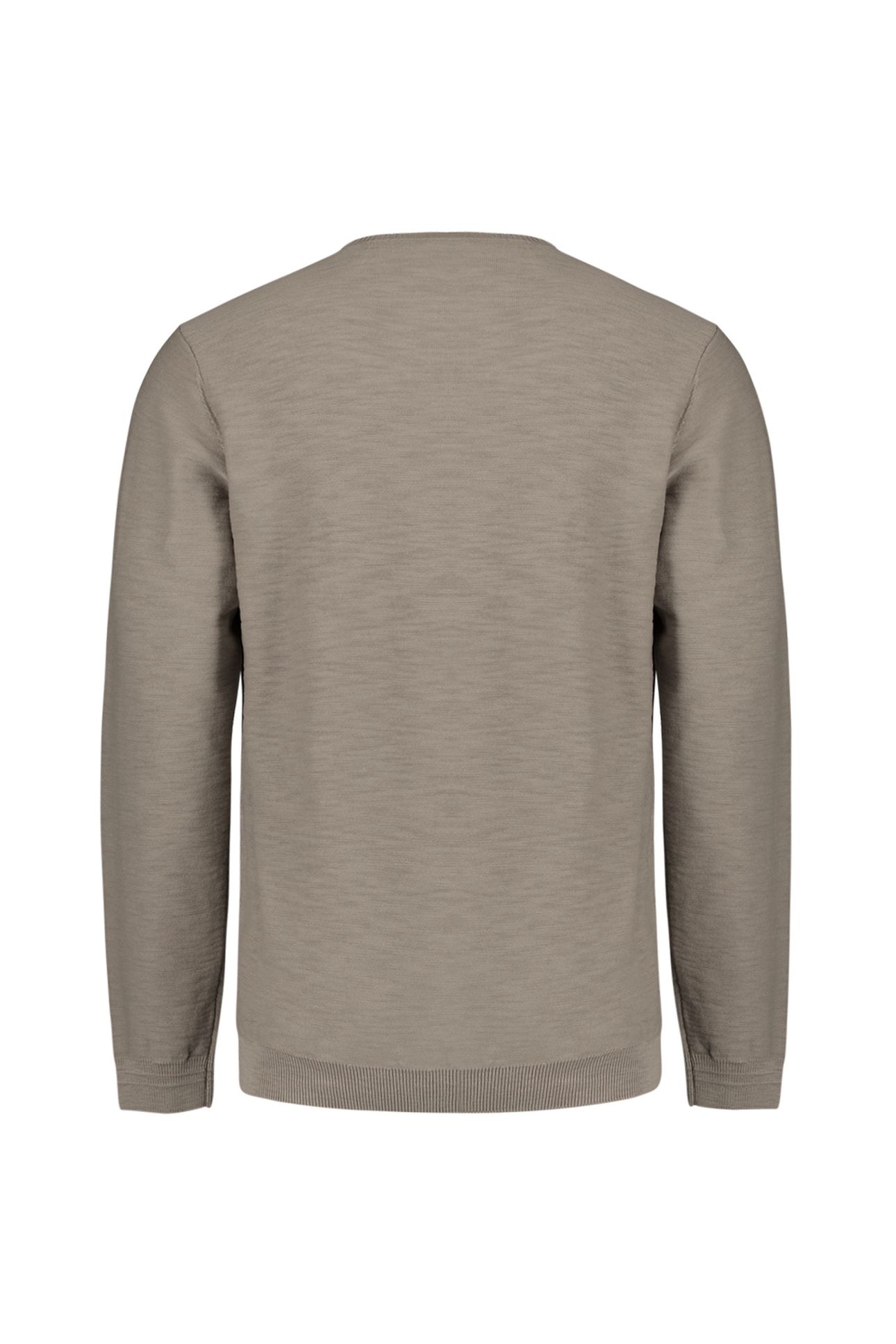 PULLOVER CREWNECK GARMENT DYED + STONE WASHED CLAY 6