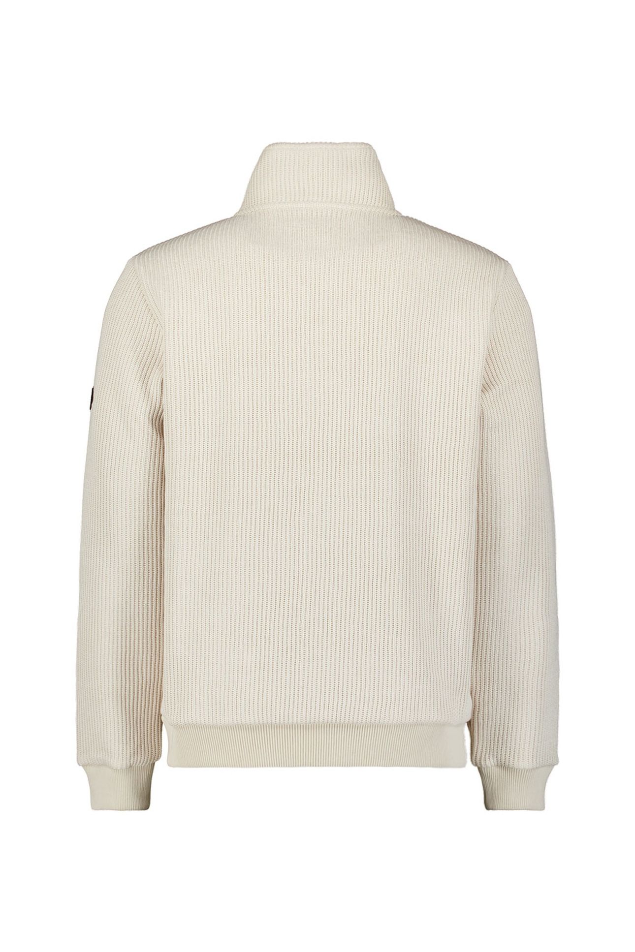 SWEATER FULL ZIP STAND UP COLLAR BONDED KNIT KIT 2