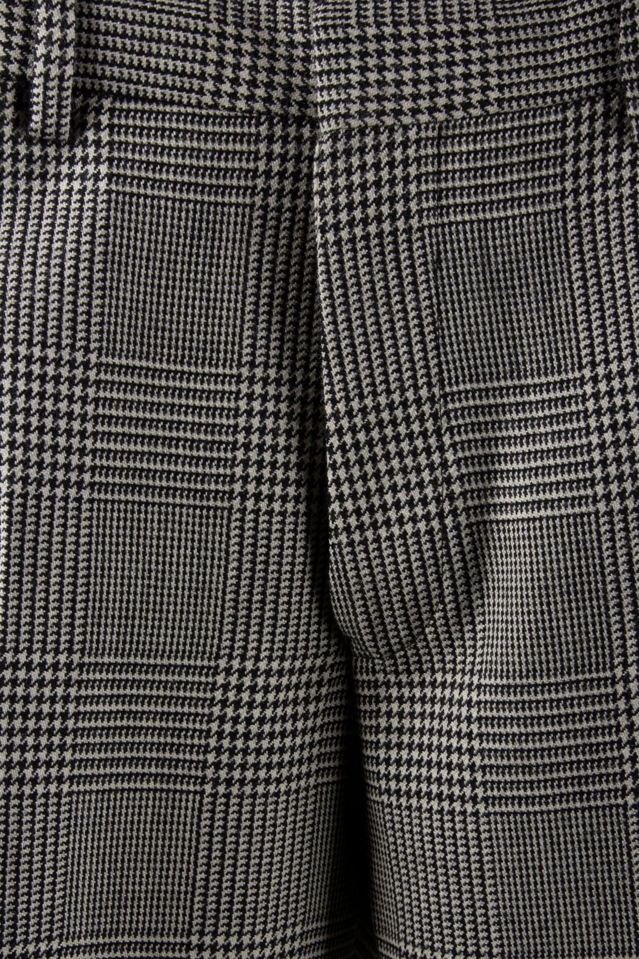 NEW SHAPE SUIT TROUSERS WITH STRAPS BLACK WHITE 4