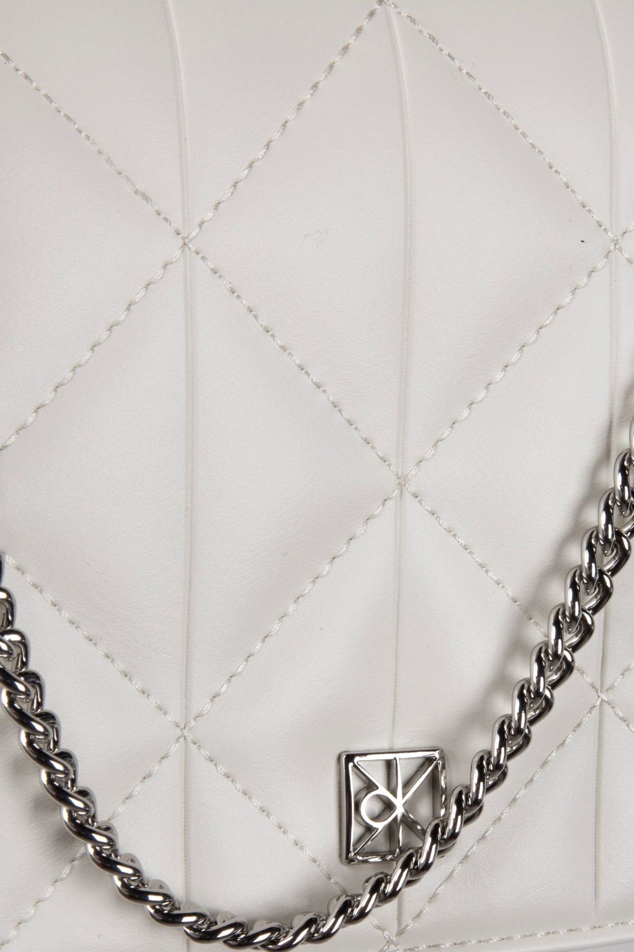 QUILTED TOP HANDLE CROSSOVER LILY WHITE 6