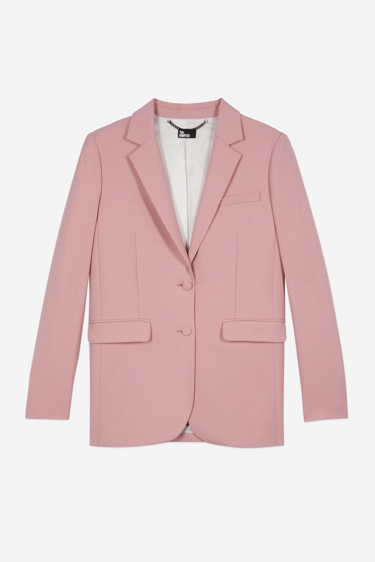 WITH FABRIC-COVERED BUTTONS PASTEL PINK 5