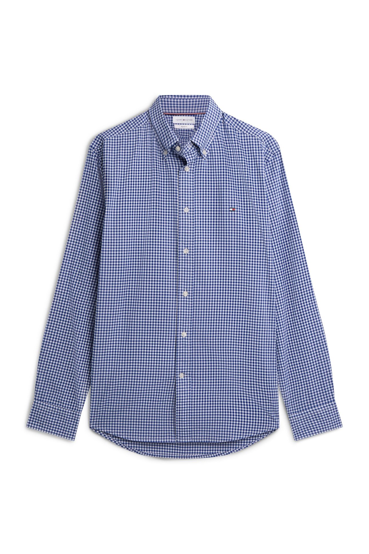 FLEX POPLIN GINGHAM WEDGE BLUE/CHECK 3