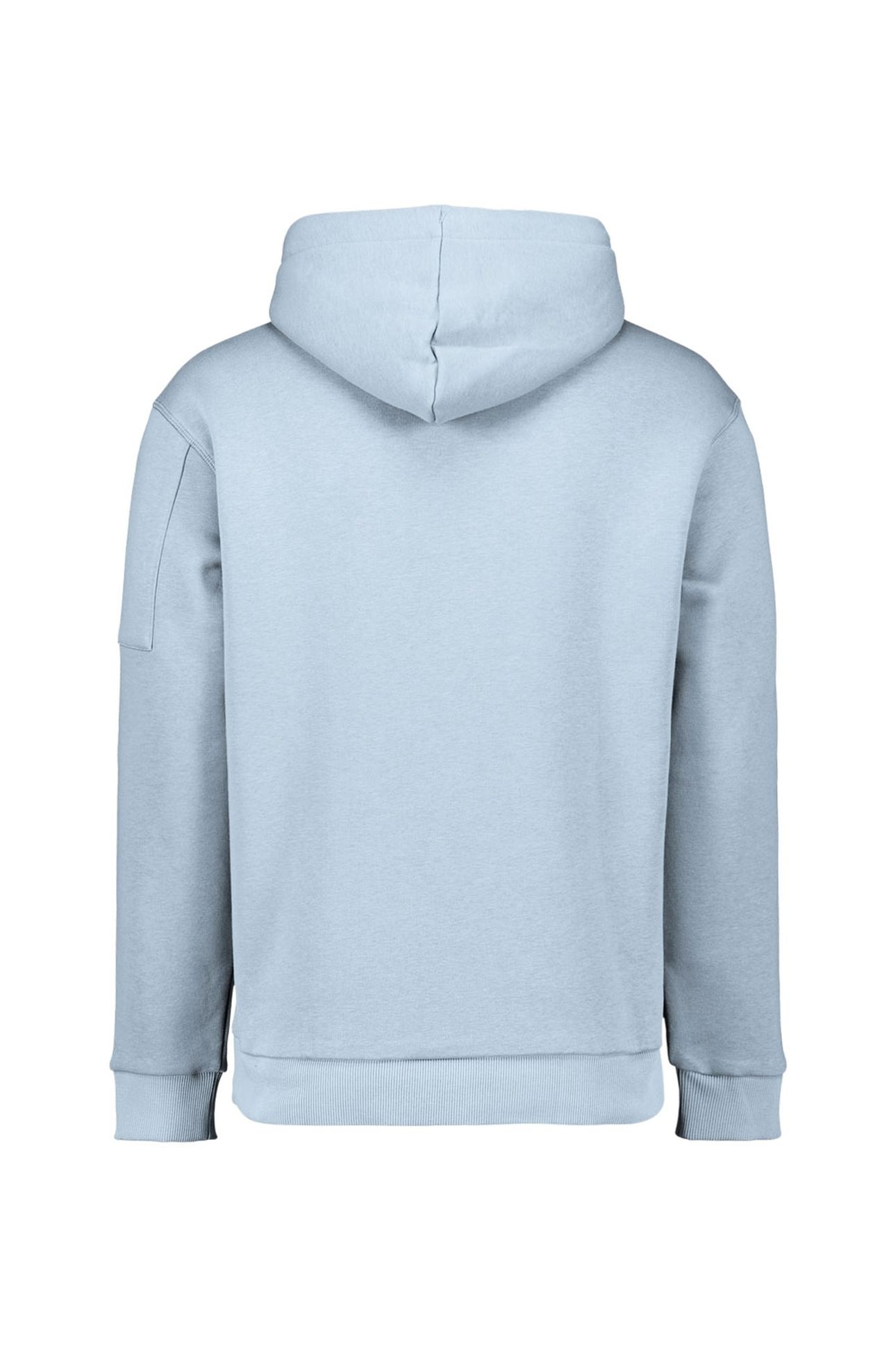 SWEATER HOODED BRUSHED DUSTY BLUE 5