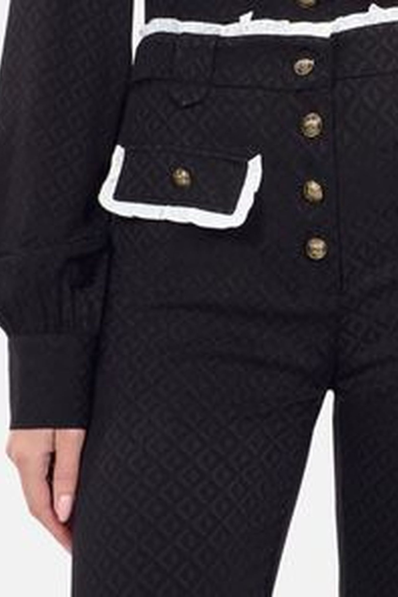 JACQUARD TROUSERS BLACK 8