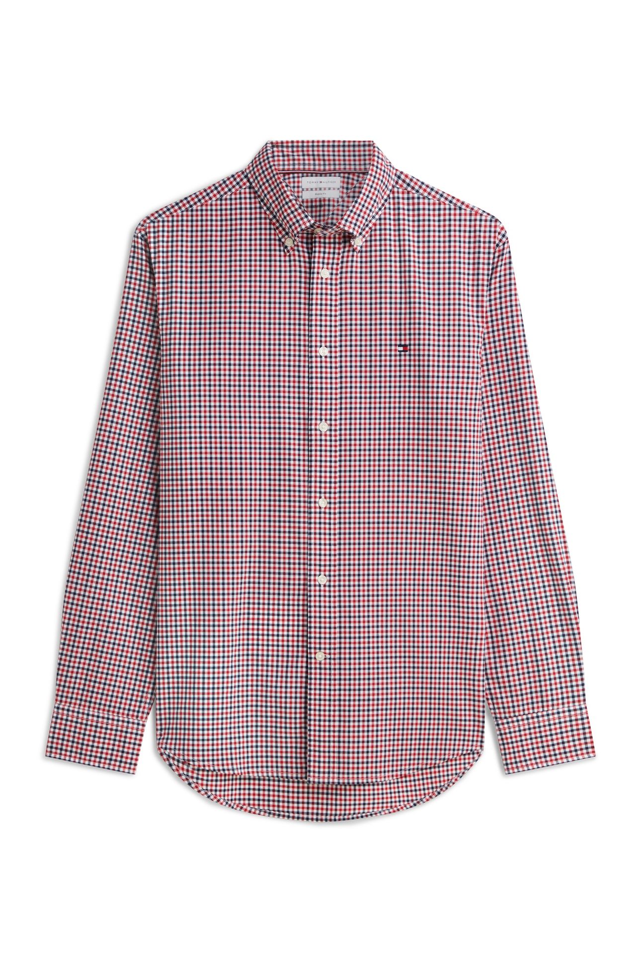 FLEX POPLIN GINGHAM MEDIUM RED/MULTI CHECK 4