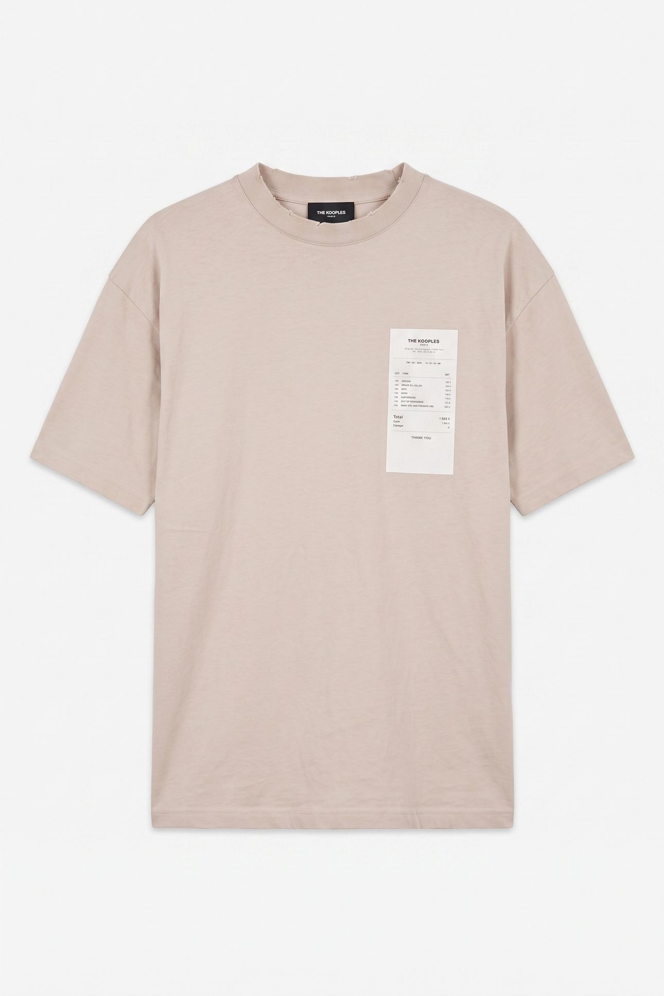 SHORT-SLEEVED T-SHIRT WITH PRINT STONE GREY 3