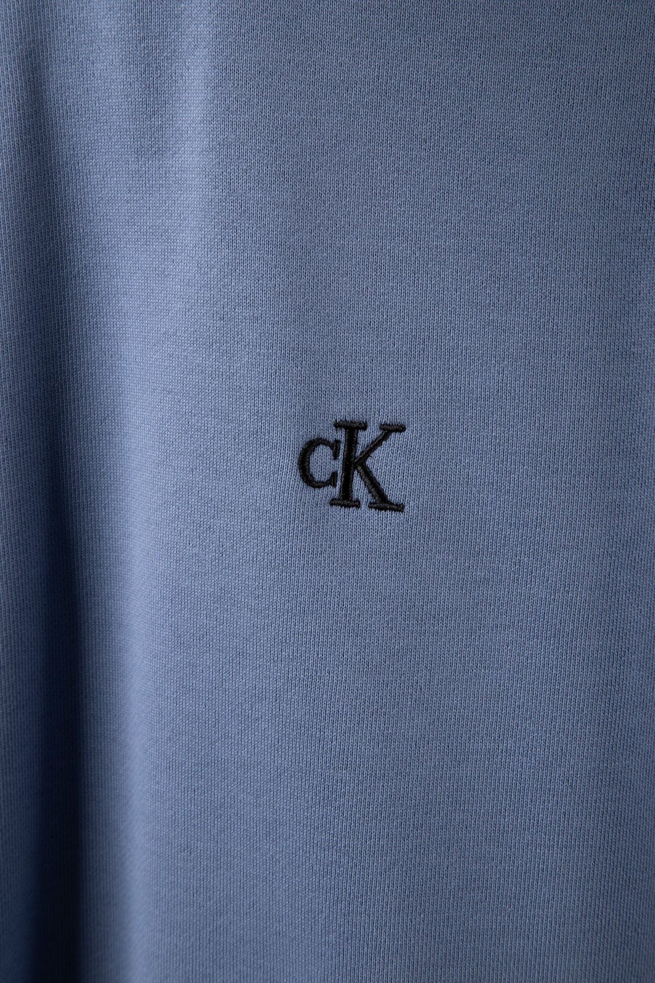 LONG SLEEVE CLASSIC 350GSM TERRY MONOGRAM DUSTY SAILOR BLUE 4
