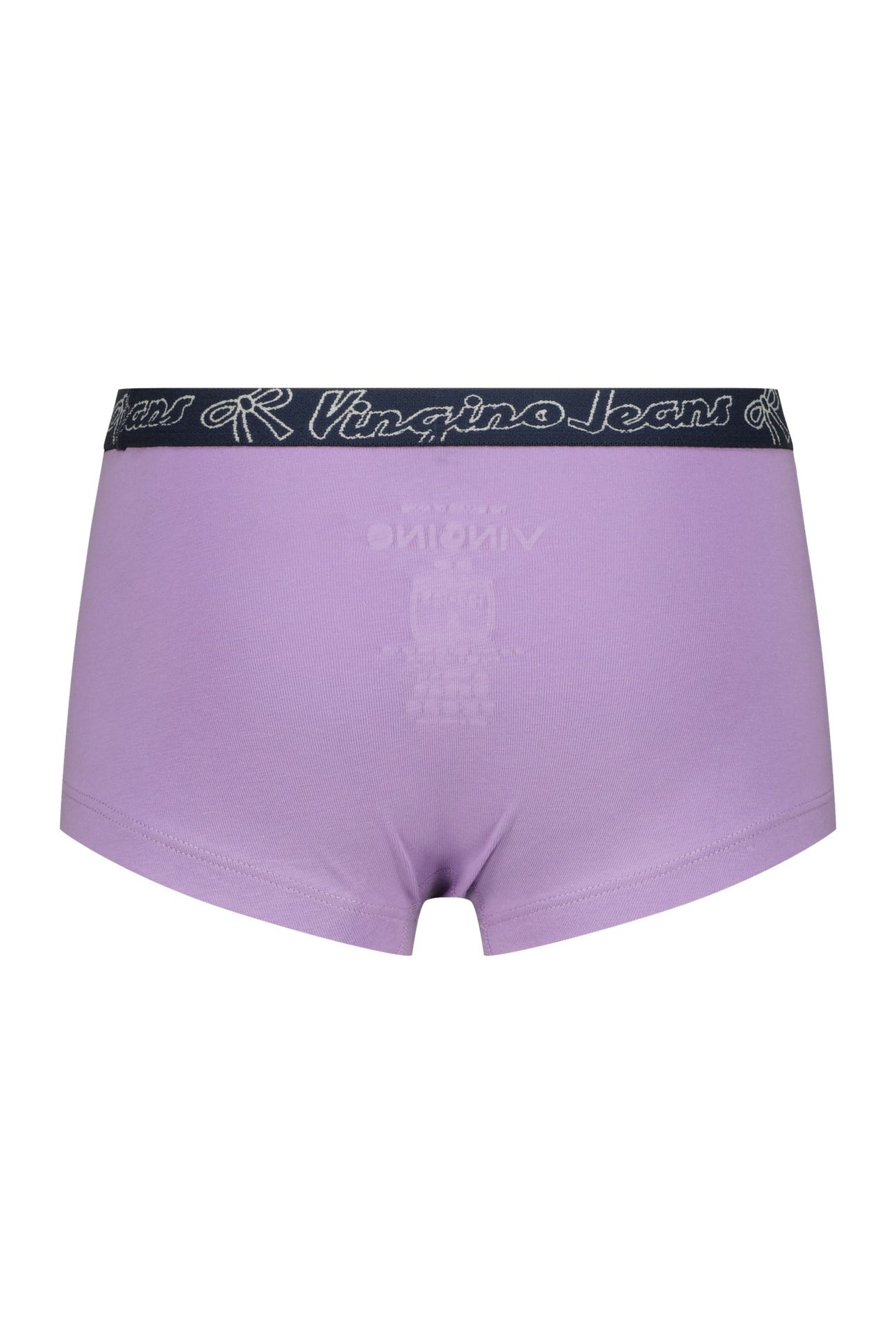 GIRLS BOW 3PACK HIPSTER GREY MELEE 8