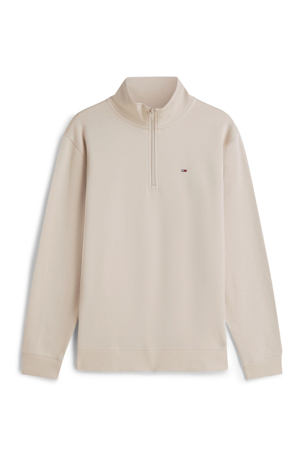 REGULAR FLEECE 1/4 ZIP CLASSIC BEIGE 4