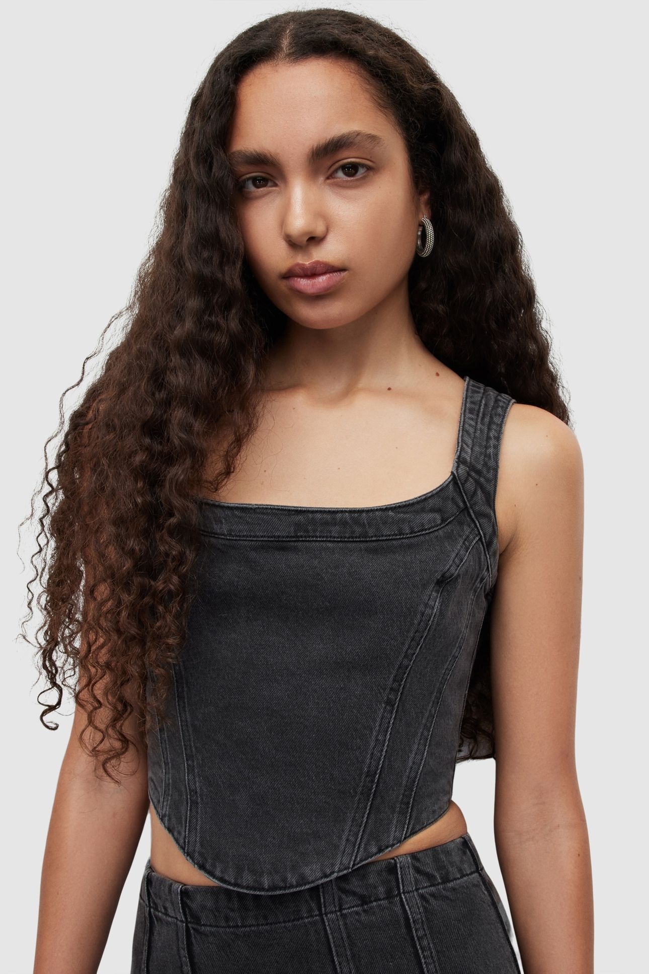 CHARLI CORSET WASHED BLACK 3