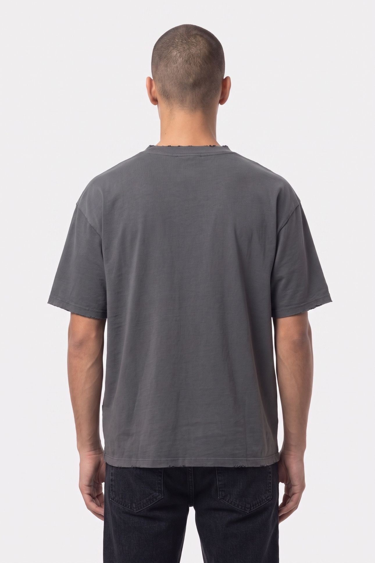 SHORT-SLEEVED T-SHIRT WITH PRINT DARK BLUE 2