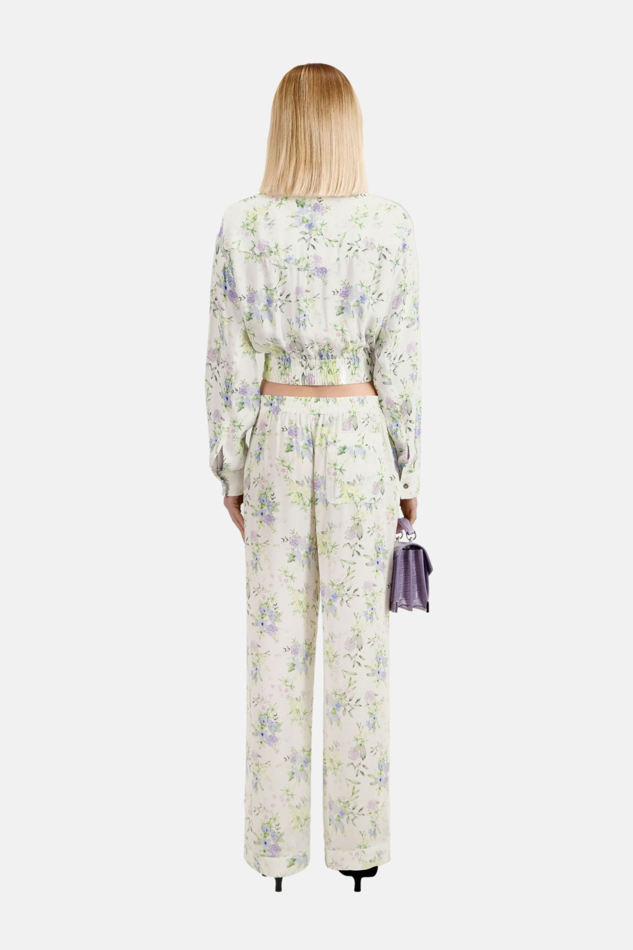 STRAIGHT-LEG TROUSERS LIGHTBLUE/WHITE 4