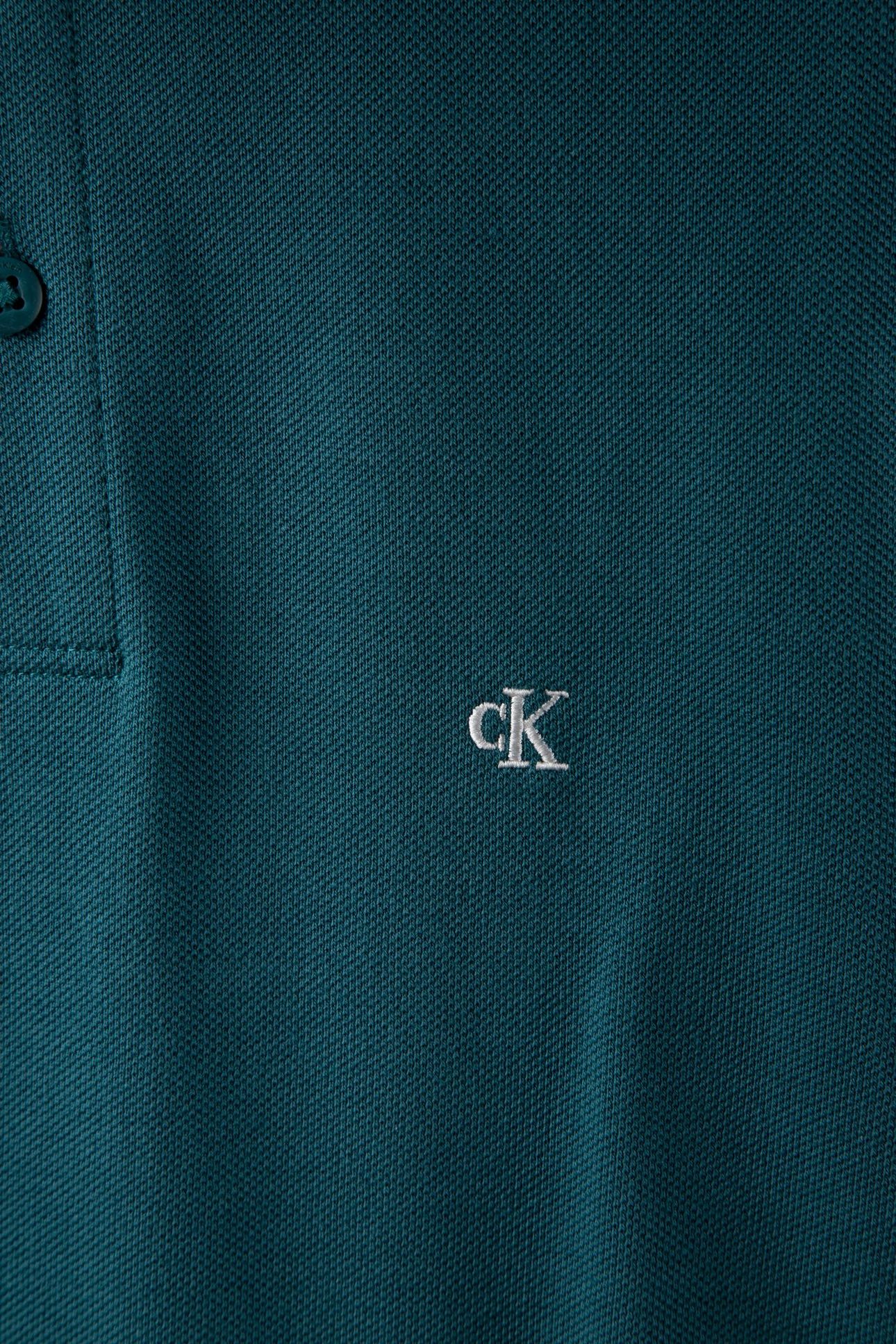 SHORT SLEEVE MONOGRAM PIQUE POLO TAHOE GREEN 4