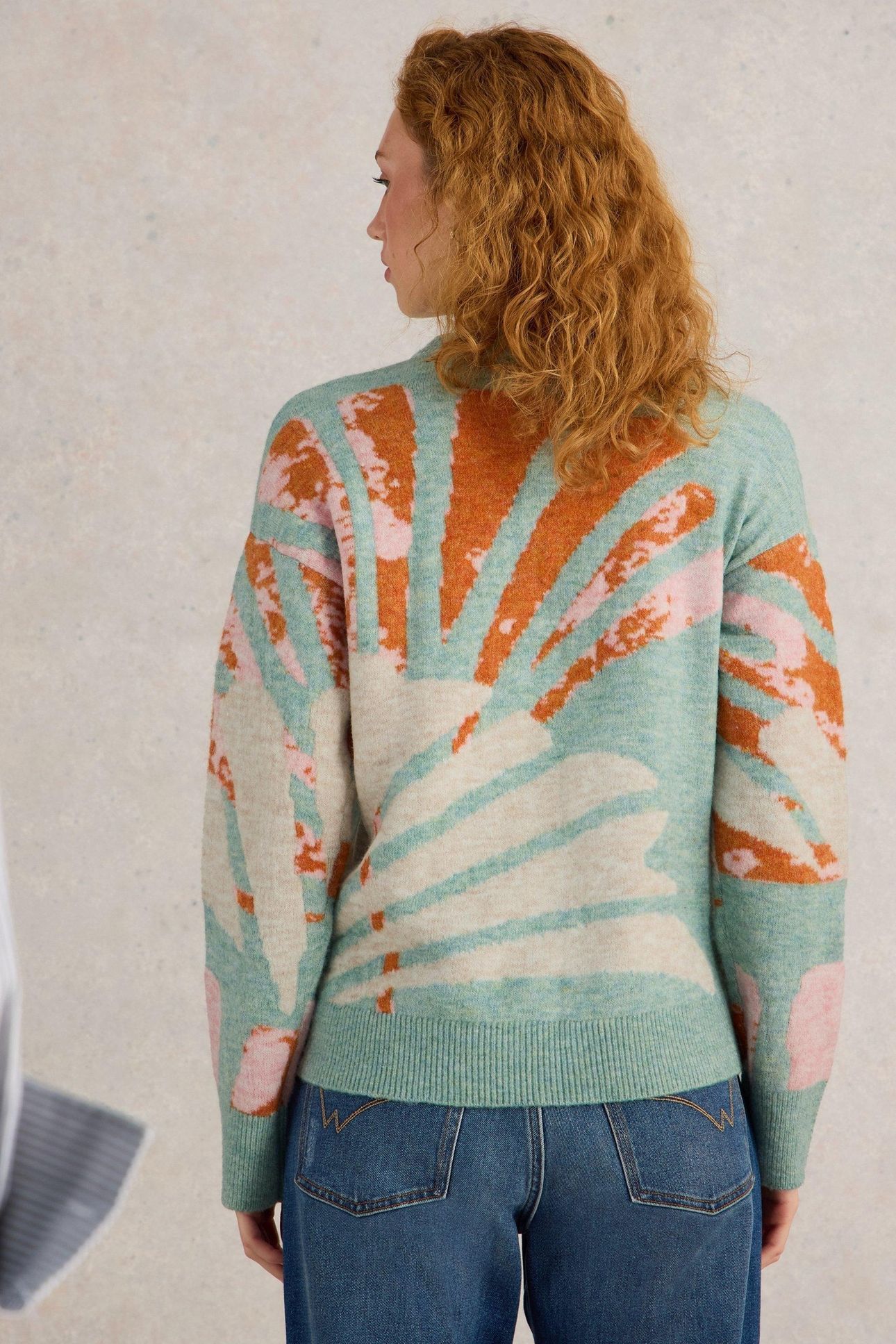 LOUISA JUMPER GREEN MULTI 2