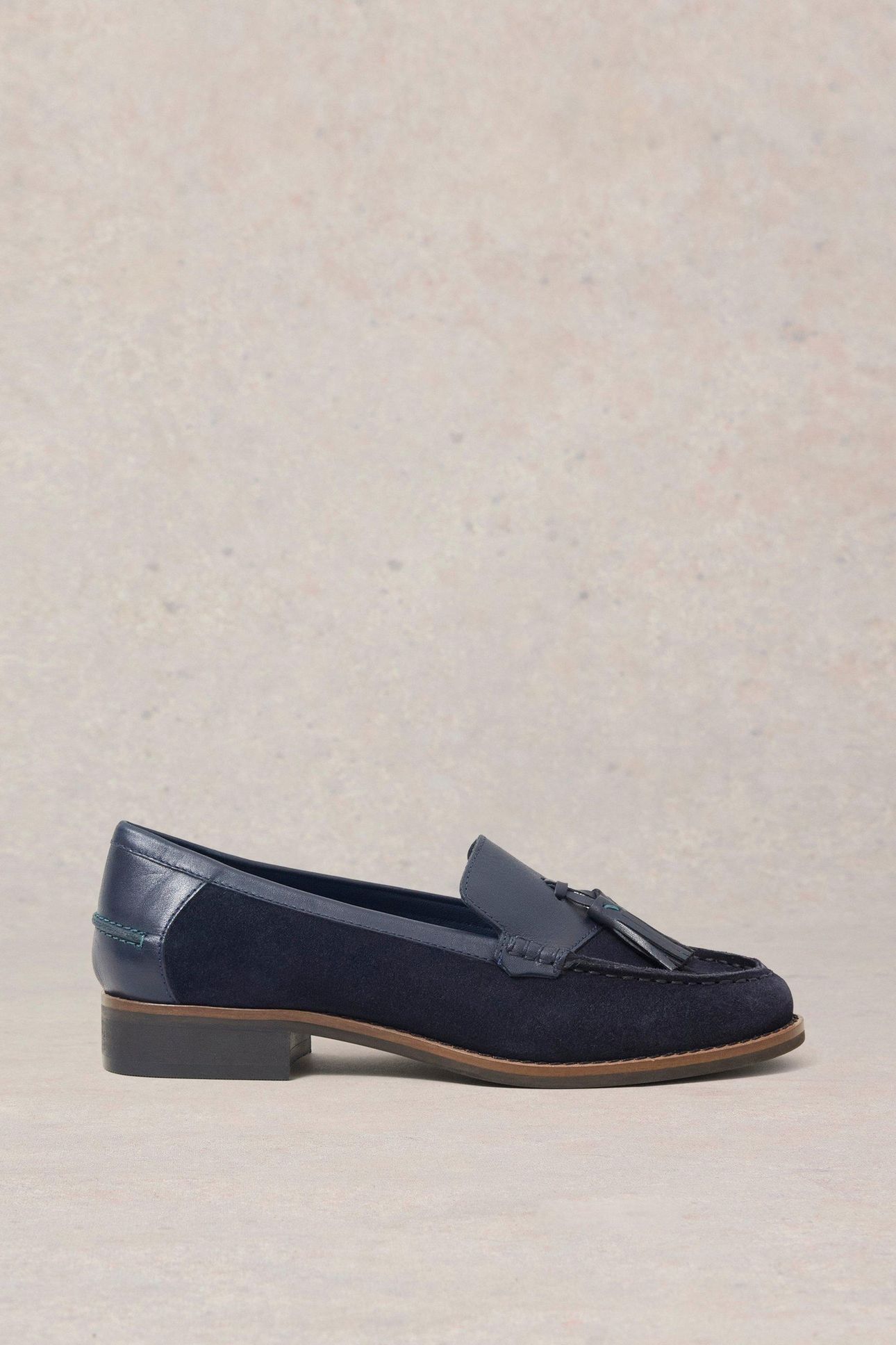 ELBA LEATHER LOAFER DARK NAVY 1