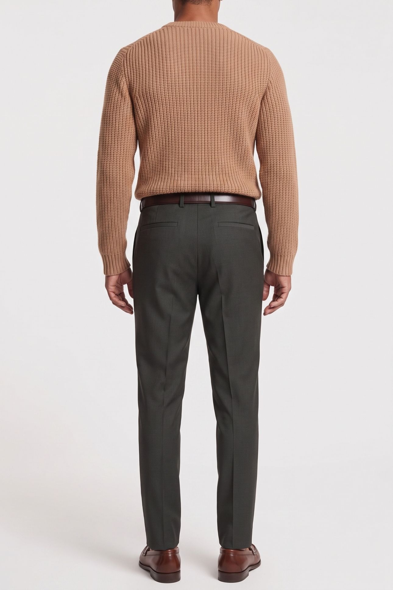 CLASSIC SUIT TROUSERS KAKI 2