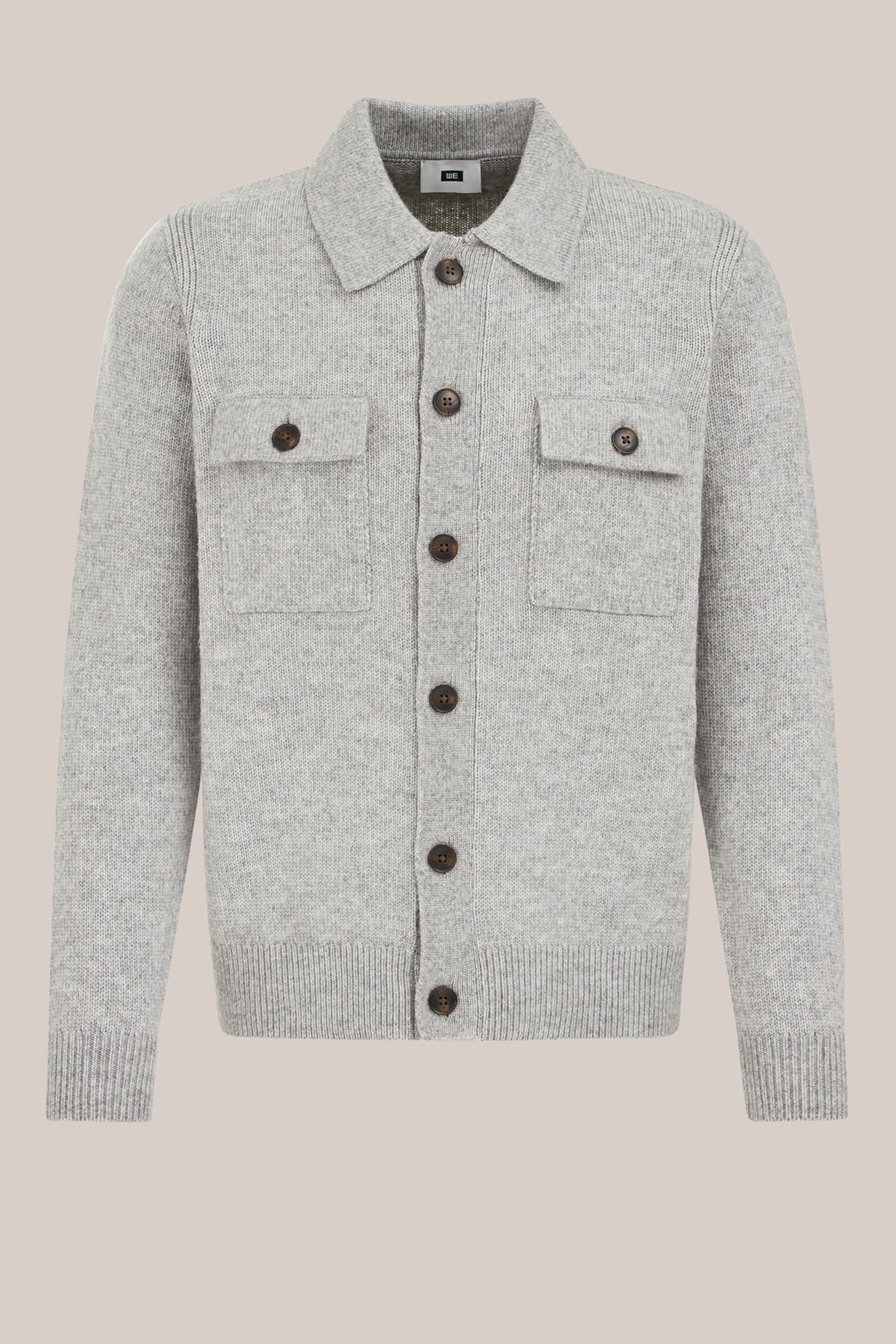 CARDIGAN BLENDED LIGHT GREY 4