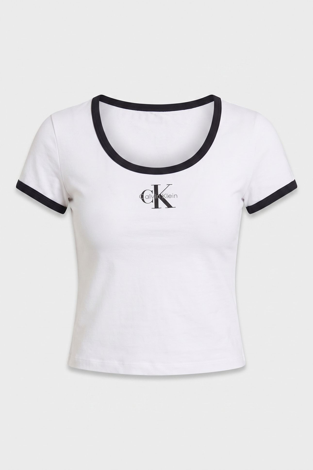 SS MONOLOGO SCOOP NECK TOP BRIGHT WHITE 3