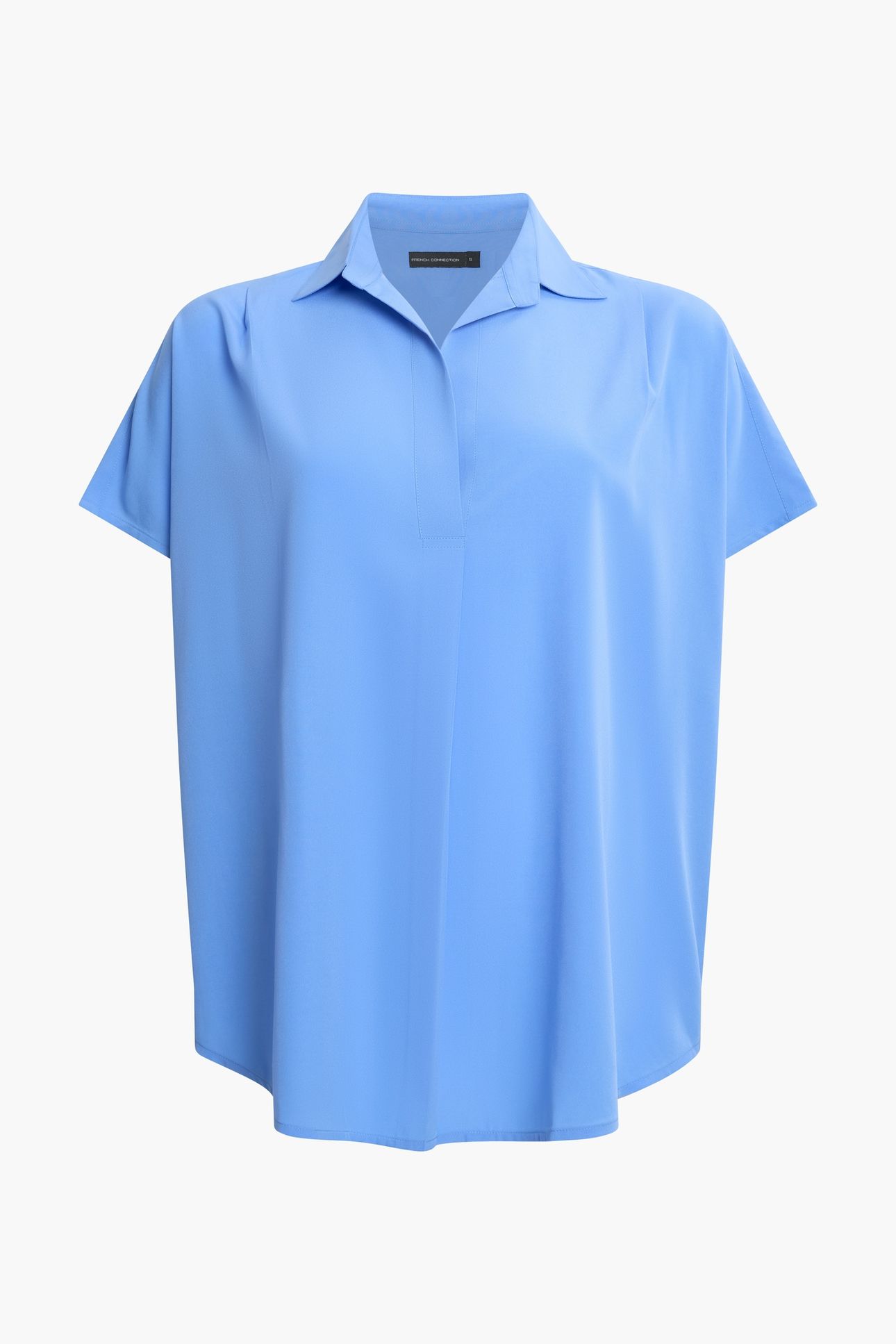 CREPE LIGHT SLEEVELESS POPOVER CORNFLOWER BLUE 5