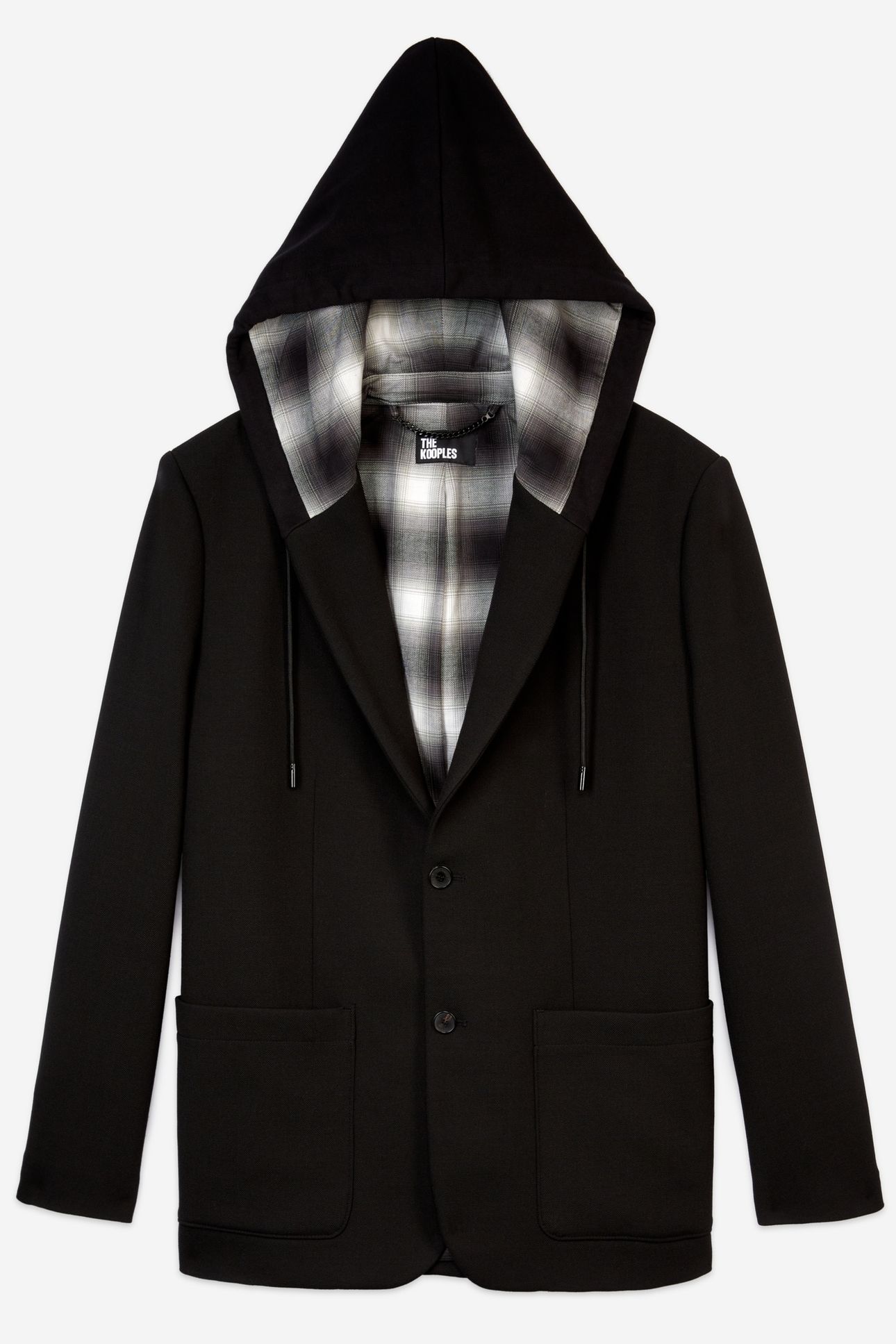 SUIT JACKET WITH HOOD BLACK 5