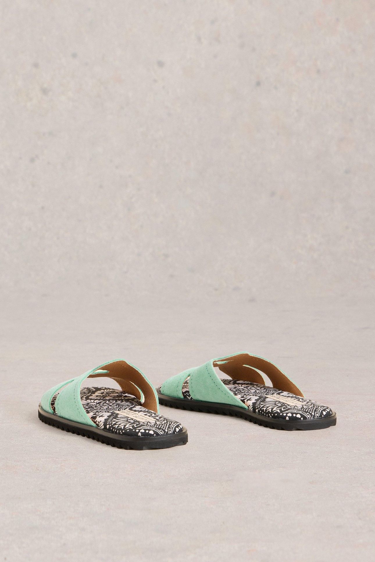 FLORAL FLIP FLOP SANDAL BRIGHT BLUE 4