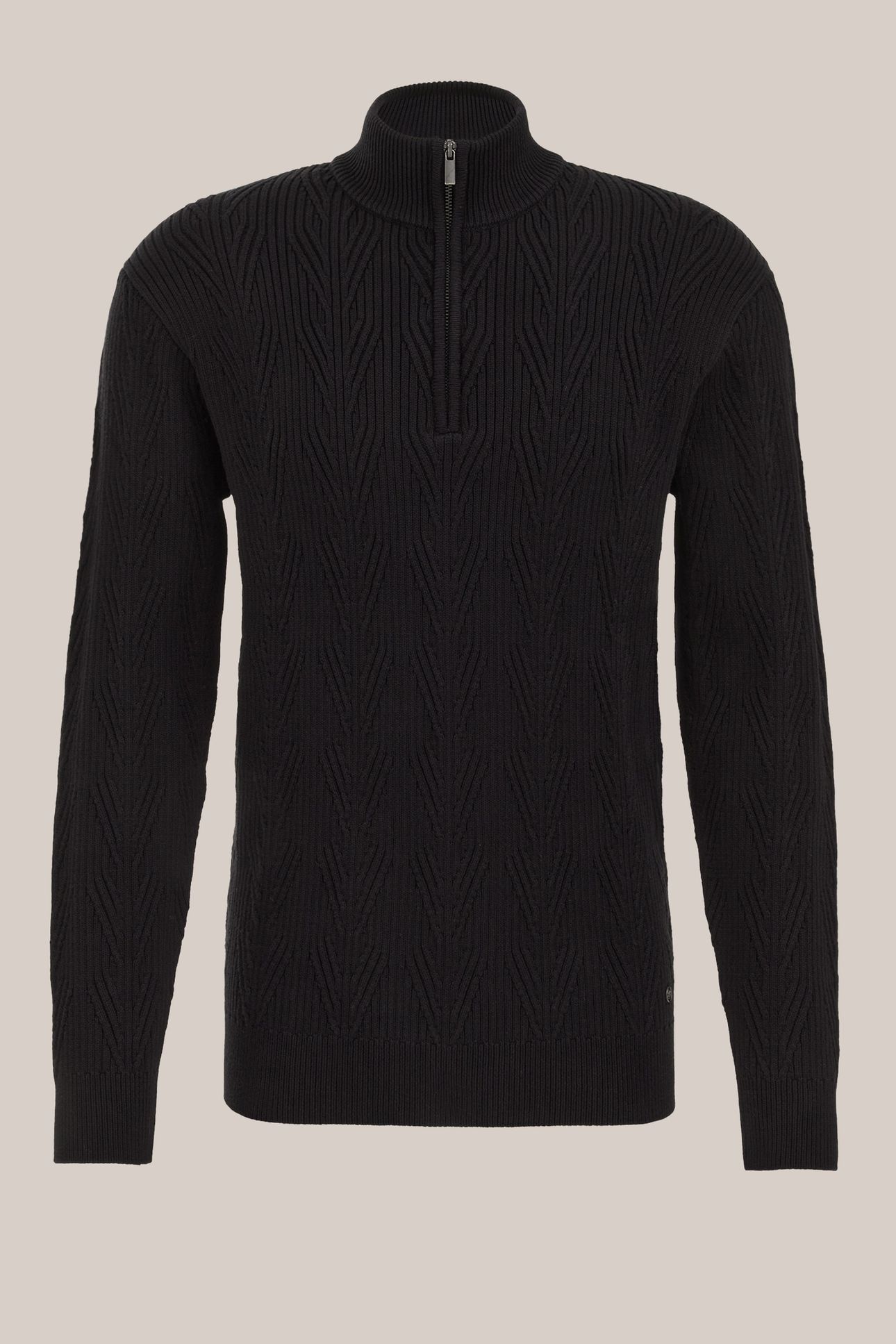 HALFWAY ZIPPER BLACK 4