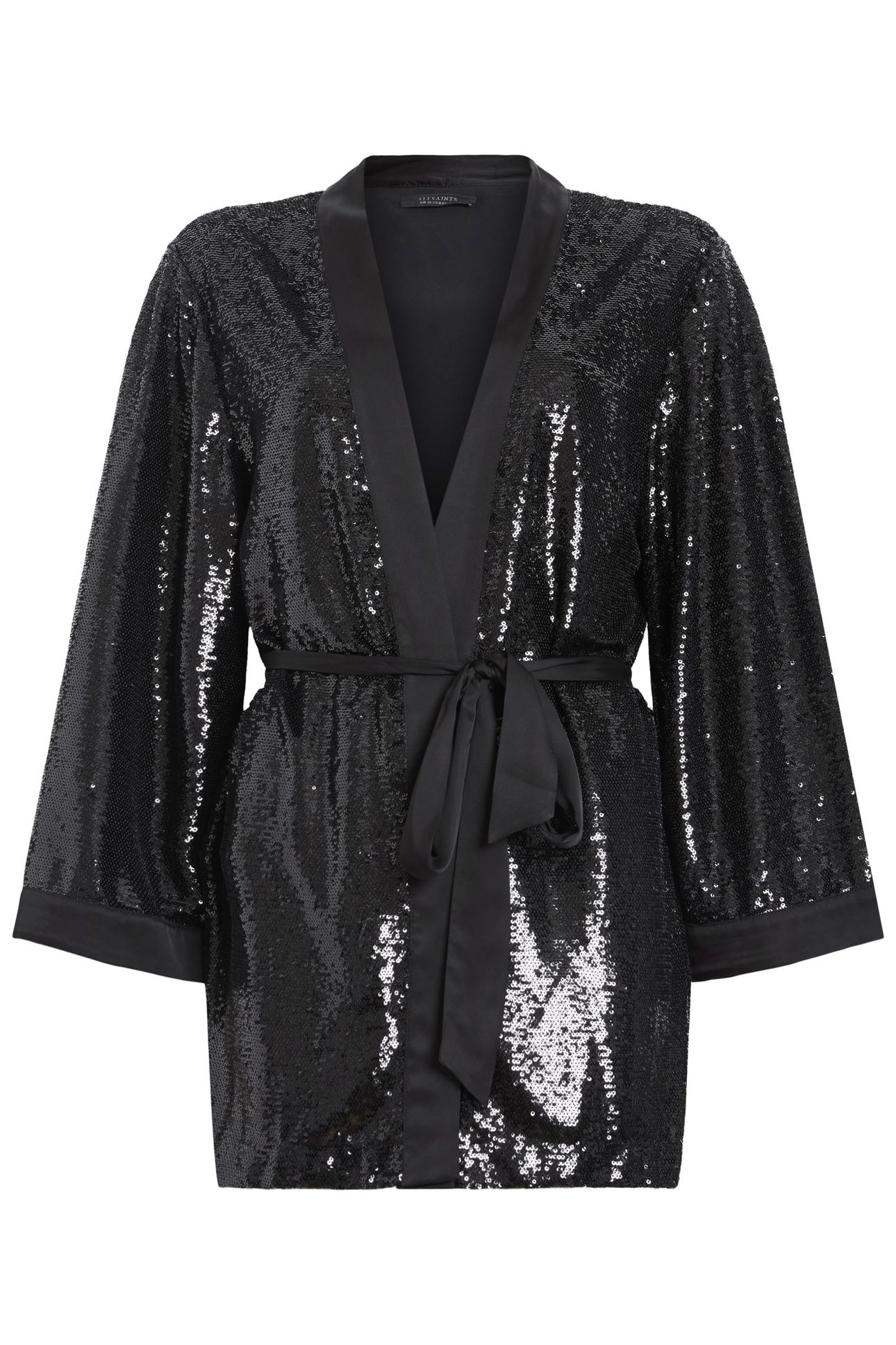 CARINA SEQUIN KIMONO BLACK 6